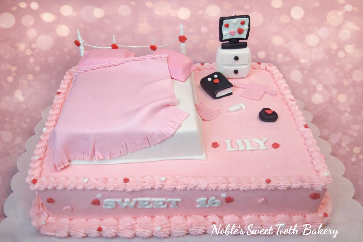 Messy Room cake for this sweet 16!