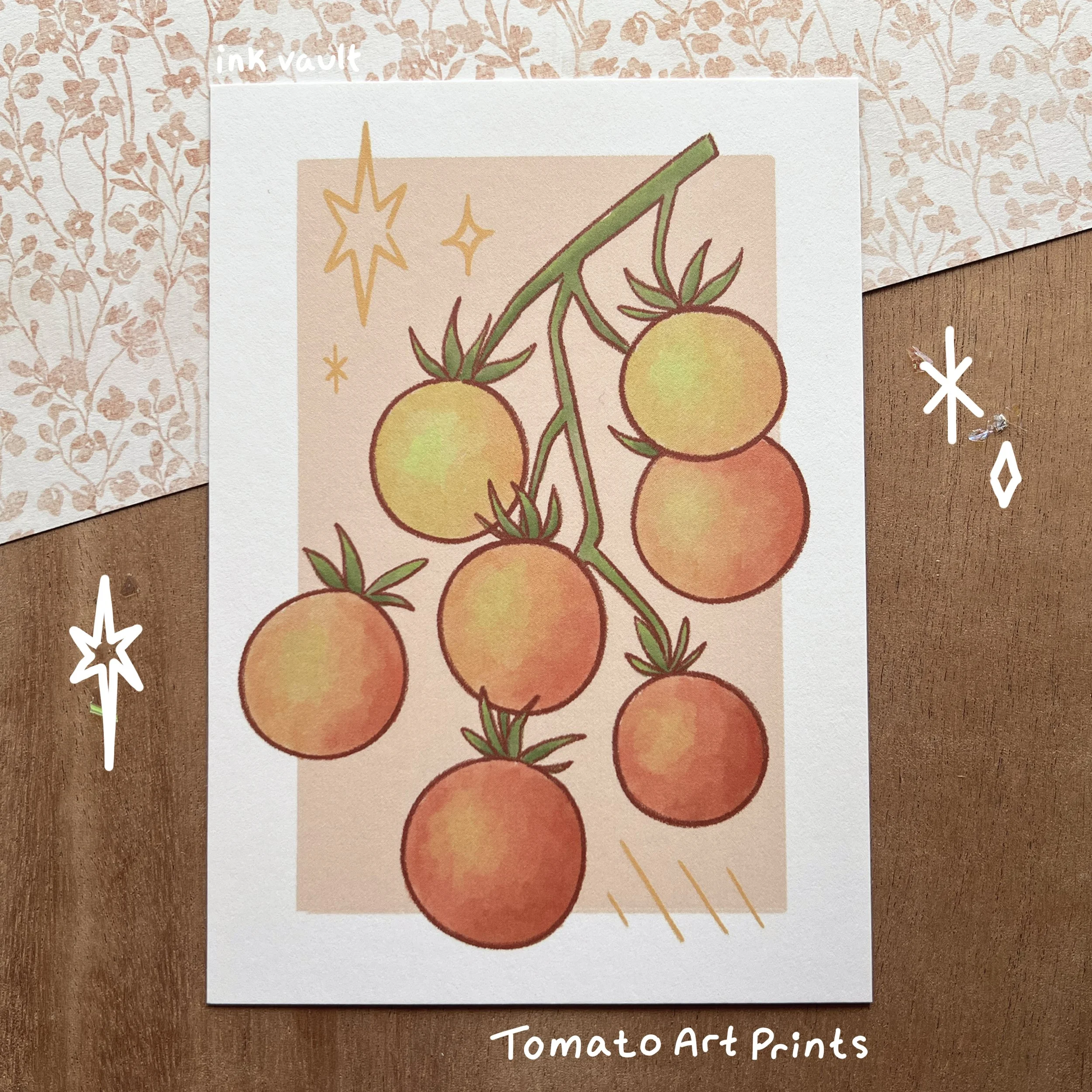 Tomato Vine Art Print