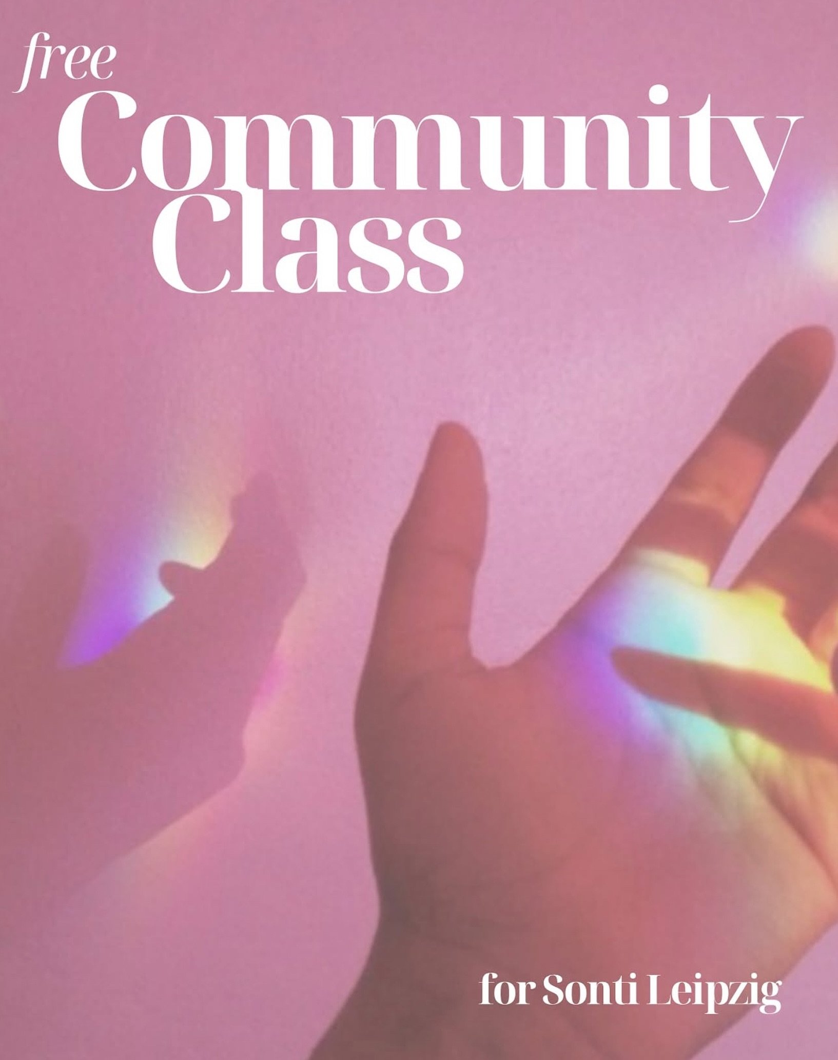 ** please share ** just in time for the celebratory month of pride, in our free Saturday Community Class, we raising funds for @solidarkasse_nti An assoziation that collects funds for medical procedures for TIN* persons.

Community classes happen eve