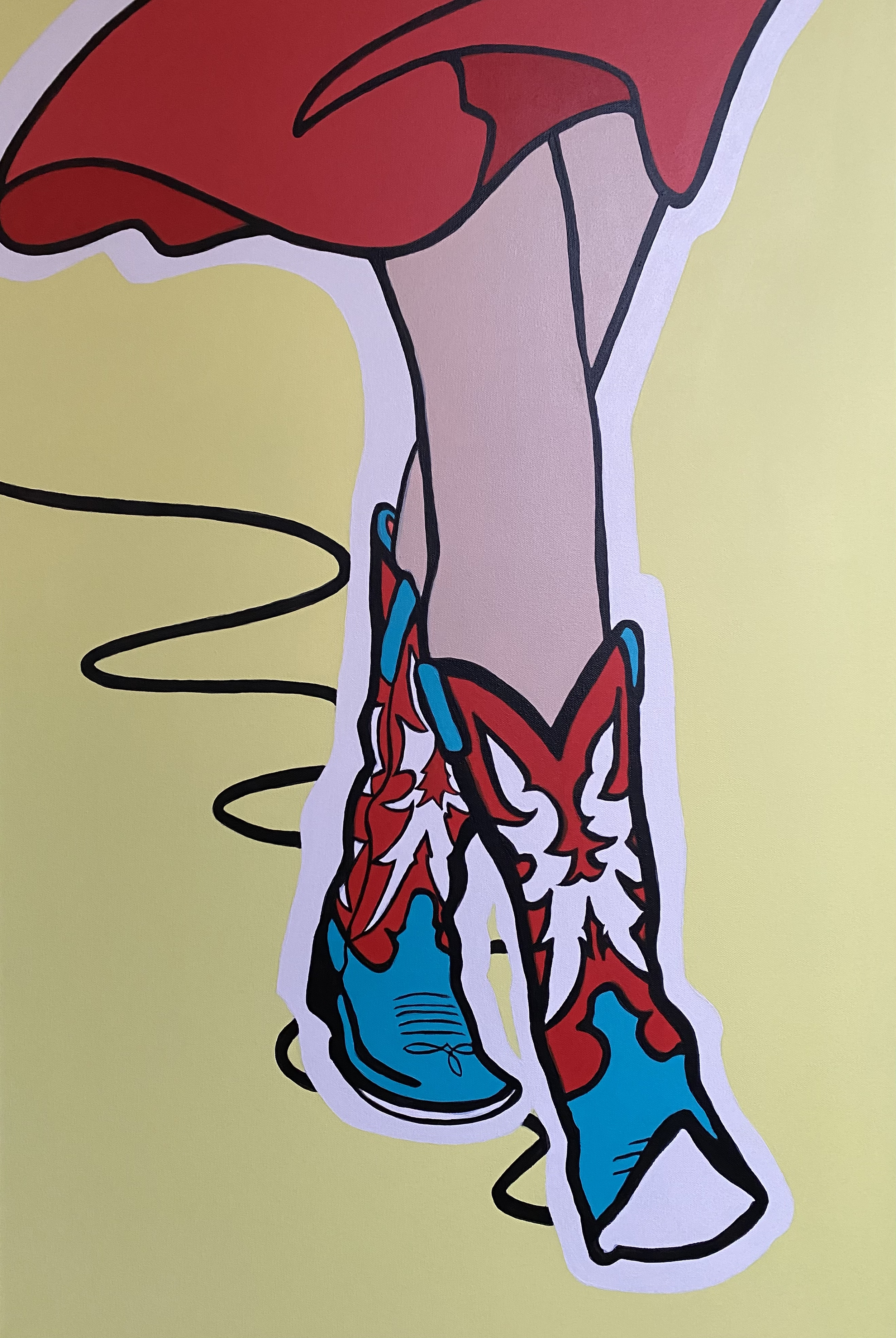 These Boots Are Made For Walkin', 24 x 36" Oil on Canvas, 2026