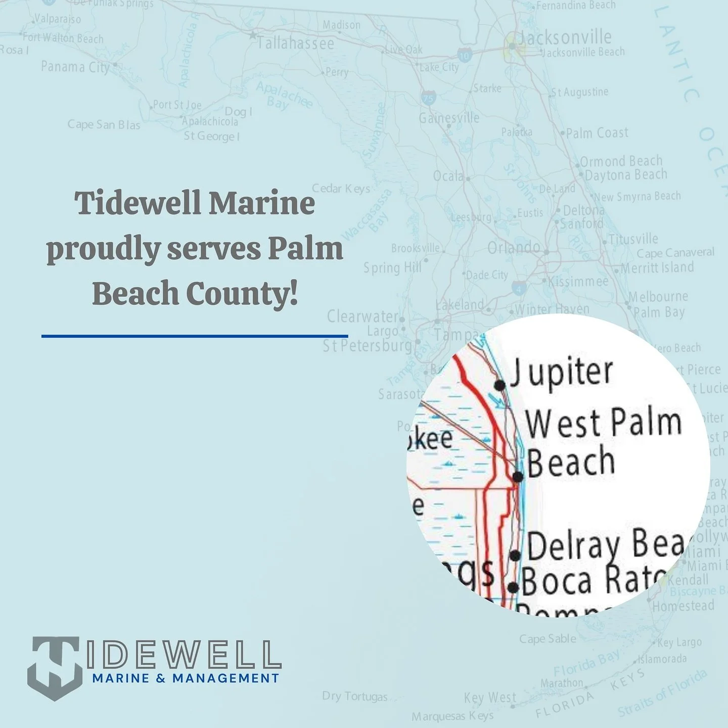 Proudly serving Palm Beach County with top-notch marine services! Trust Tidewell Marine to keep your boat looking its best. 

#TidewellMarine #PalmBeachCounty #BoatDetailing #YachtManagement