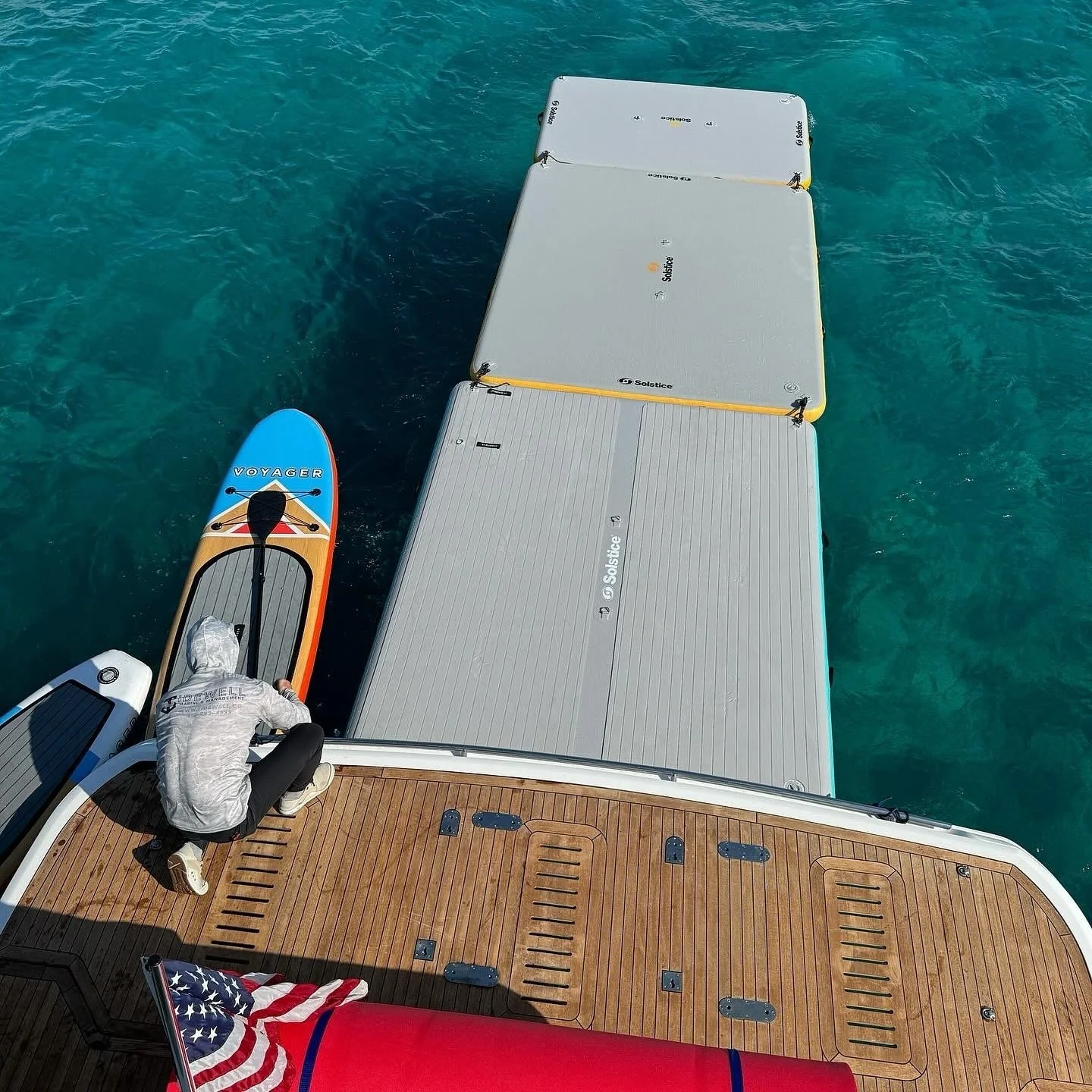 The perfect setup for a day spent on the water. 
#TidewellMarine 

#southfloridaboating #yachtmanagement #yachtcaptain #yachtcrew #daytrip #offshore #anchored