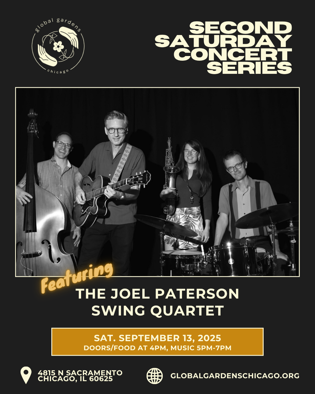 Farm Concert: Joel Paterson Swing Quartet