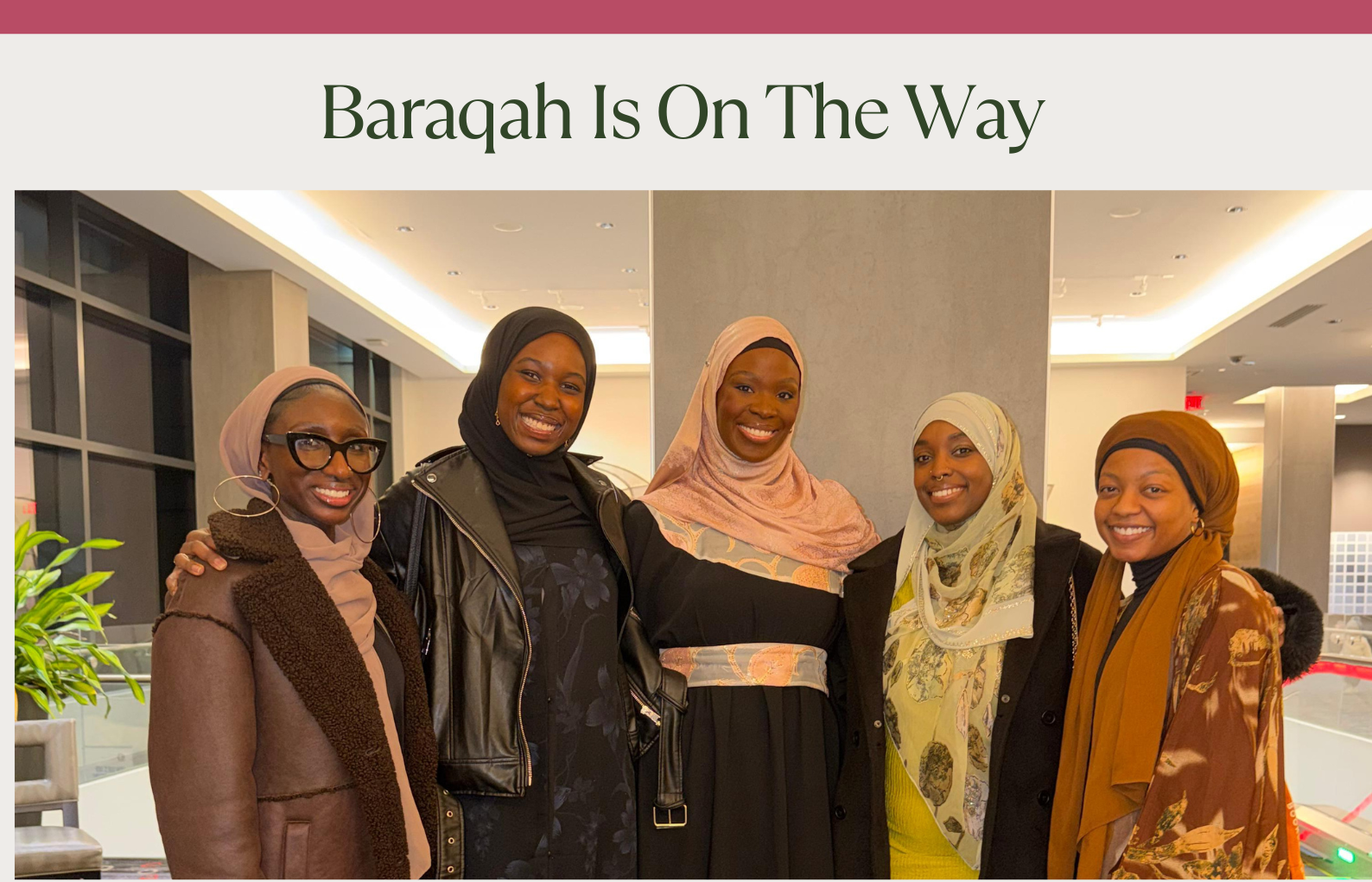 Baraqah is on the way