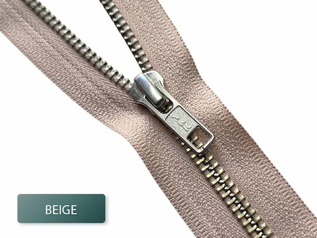 YKK Metal Zippers- #5 - Open Ended - Silver