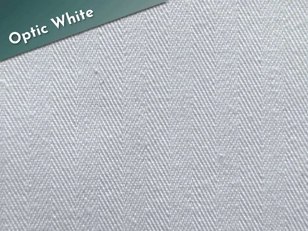 Corset making fabric coutil in white