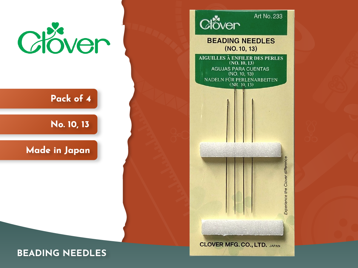 Clover Beading Needles - No. 10-13