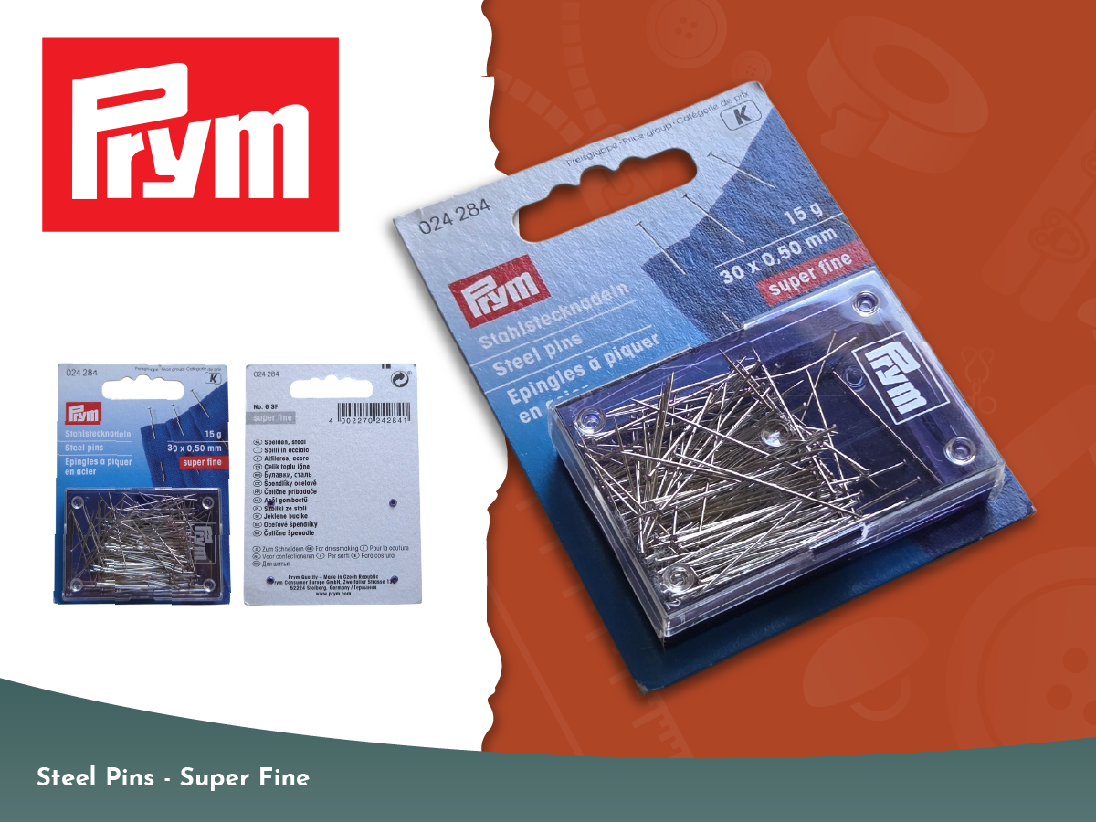Prym - Steel Pins - 15g Box