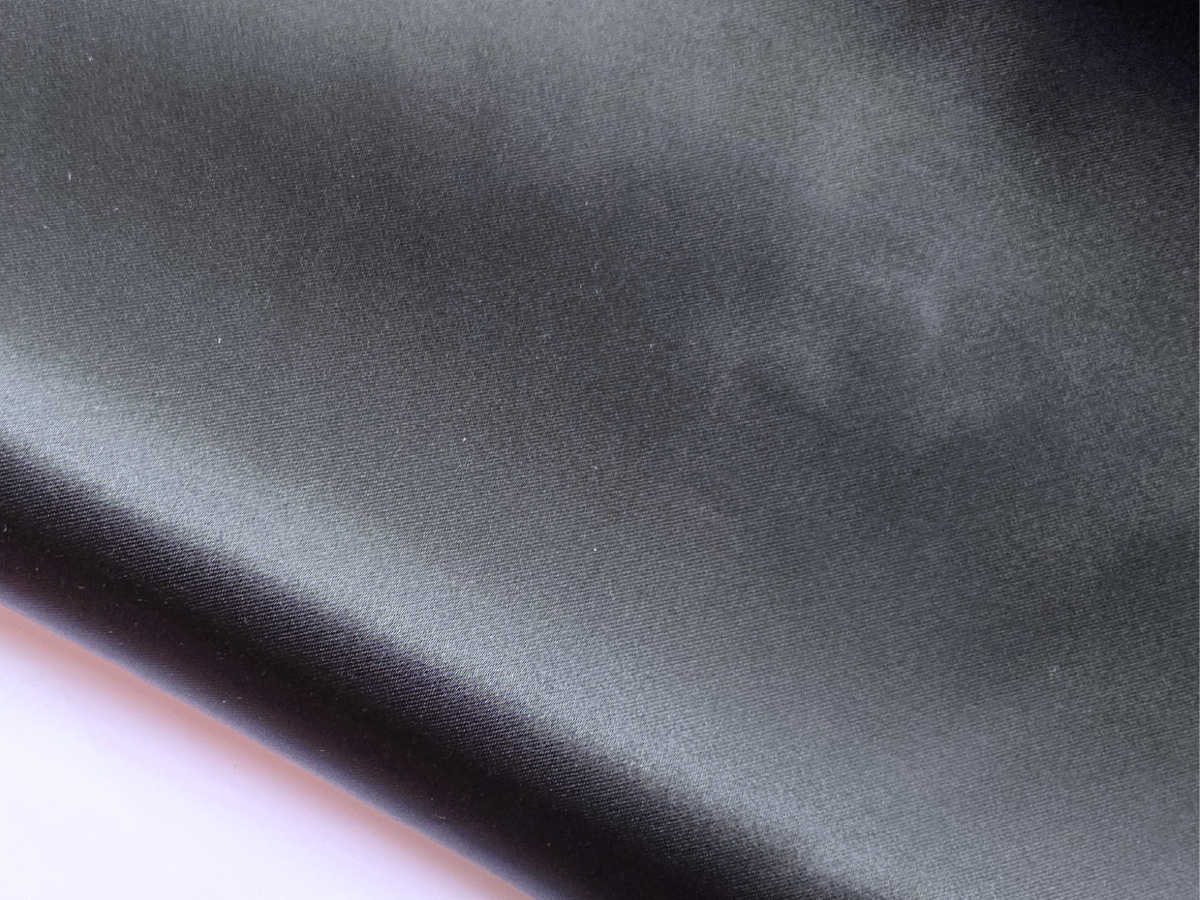 Corset Coutil - Satin - Black - Per half metre