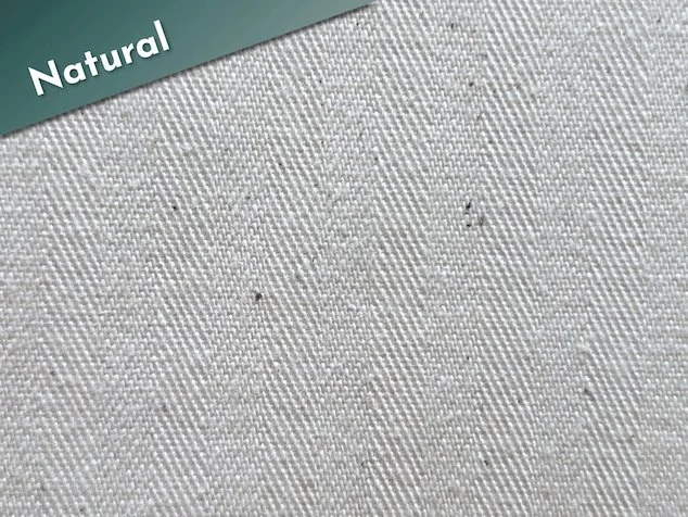 100% cotton coutil fabric for corset making in the colour natural