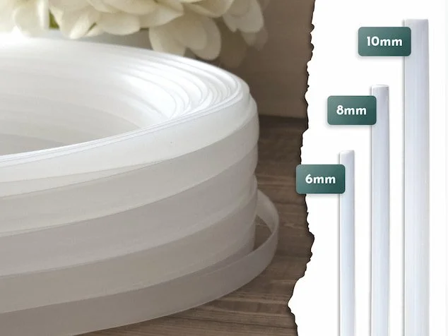 Synthetic Whalebone - PP - 6mm, 8mm, 10mm