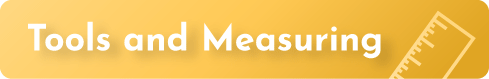 A yellow badge with the text 'Tools and Measuring' and a partial ruler on the right side.