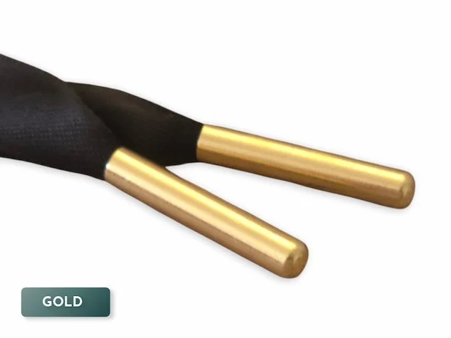 4mm metal aglets gold