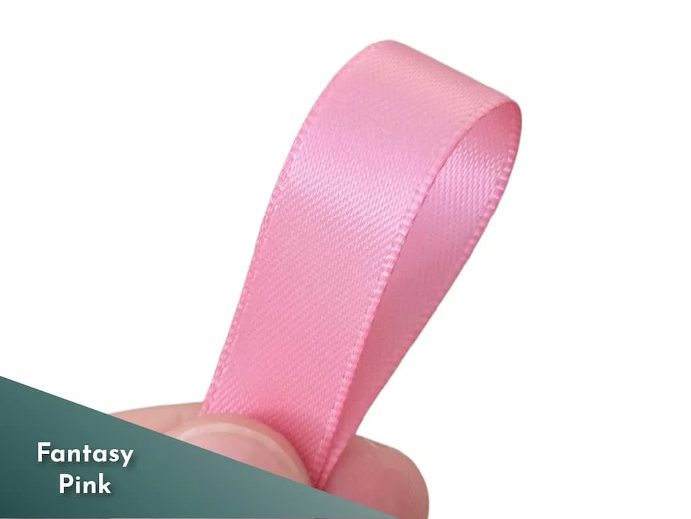 Fantasy pink satin ribbon