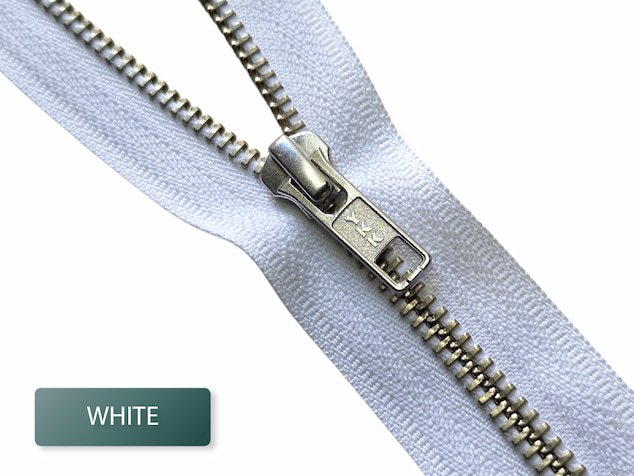 YKK Metal Zippers- #5 - Open Ended - Silver