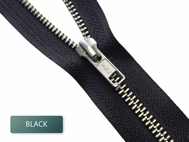 YKK Metal Zippers- #5 - Open Ended - Silver