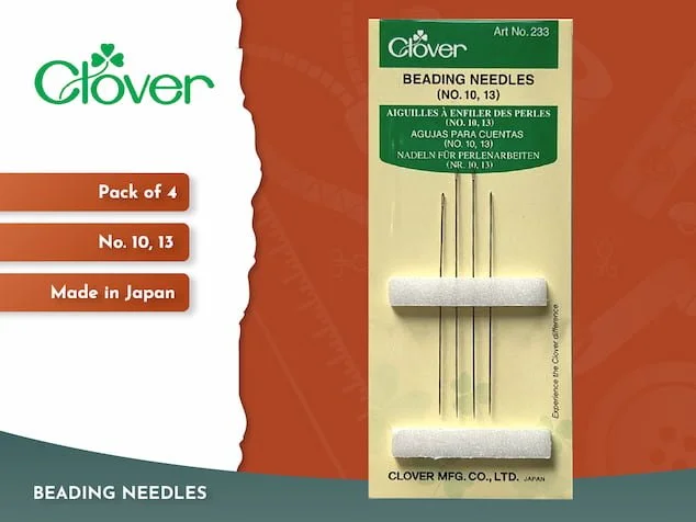 Clover Beading Needles - No. 10-13 - Extra fine