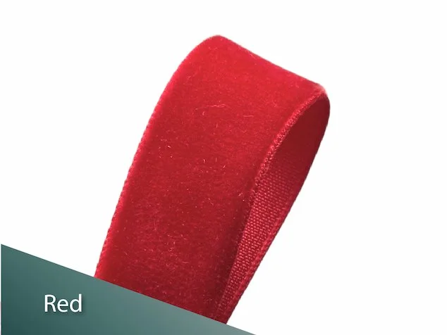 Velvet Ribbon - 16mm - Per metre - 6 colours