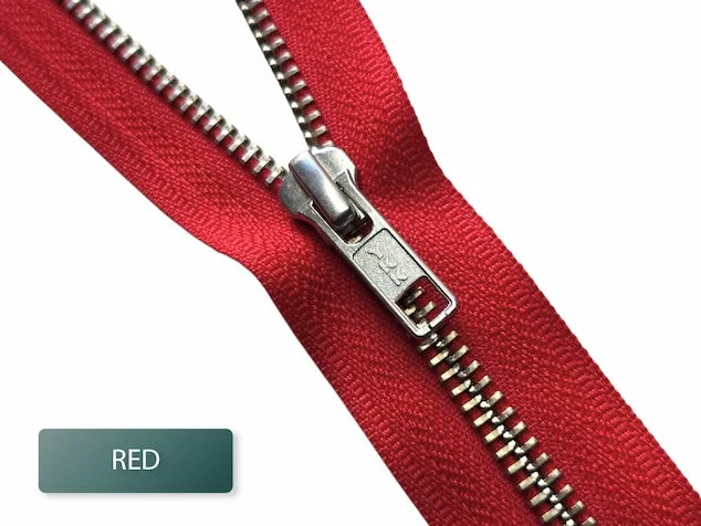 YKK Metal Zippers- #5 - Open Ended - Silver
