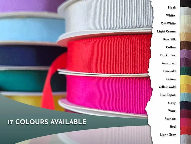 19mm petersham rayon ribbon