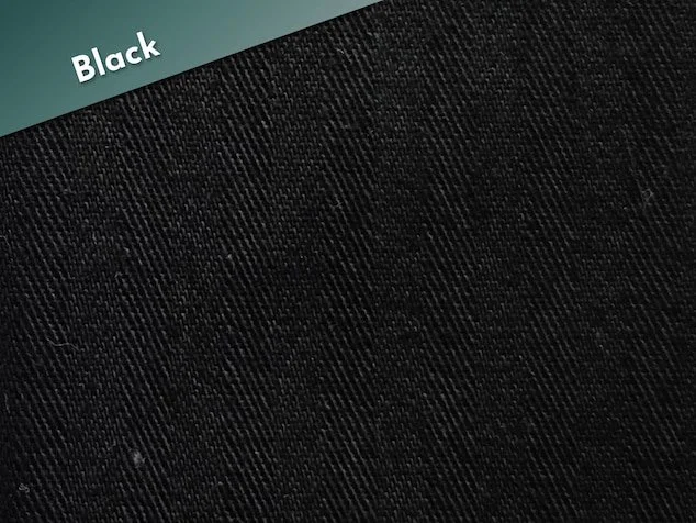 Corset making fabric coutil in black