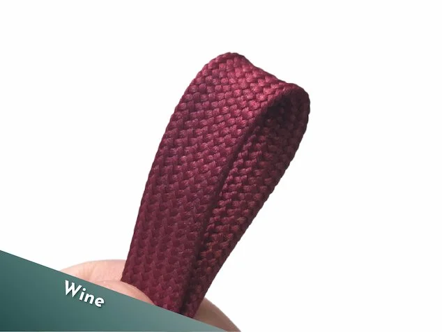 Polyester 10mm corset lacing in wine
