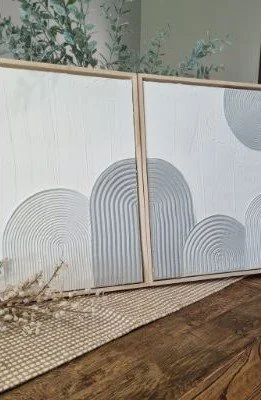 Textured art arches