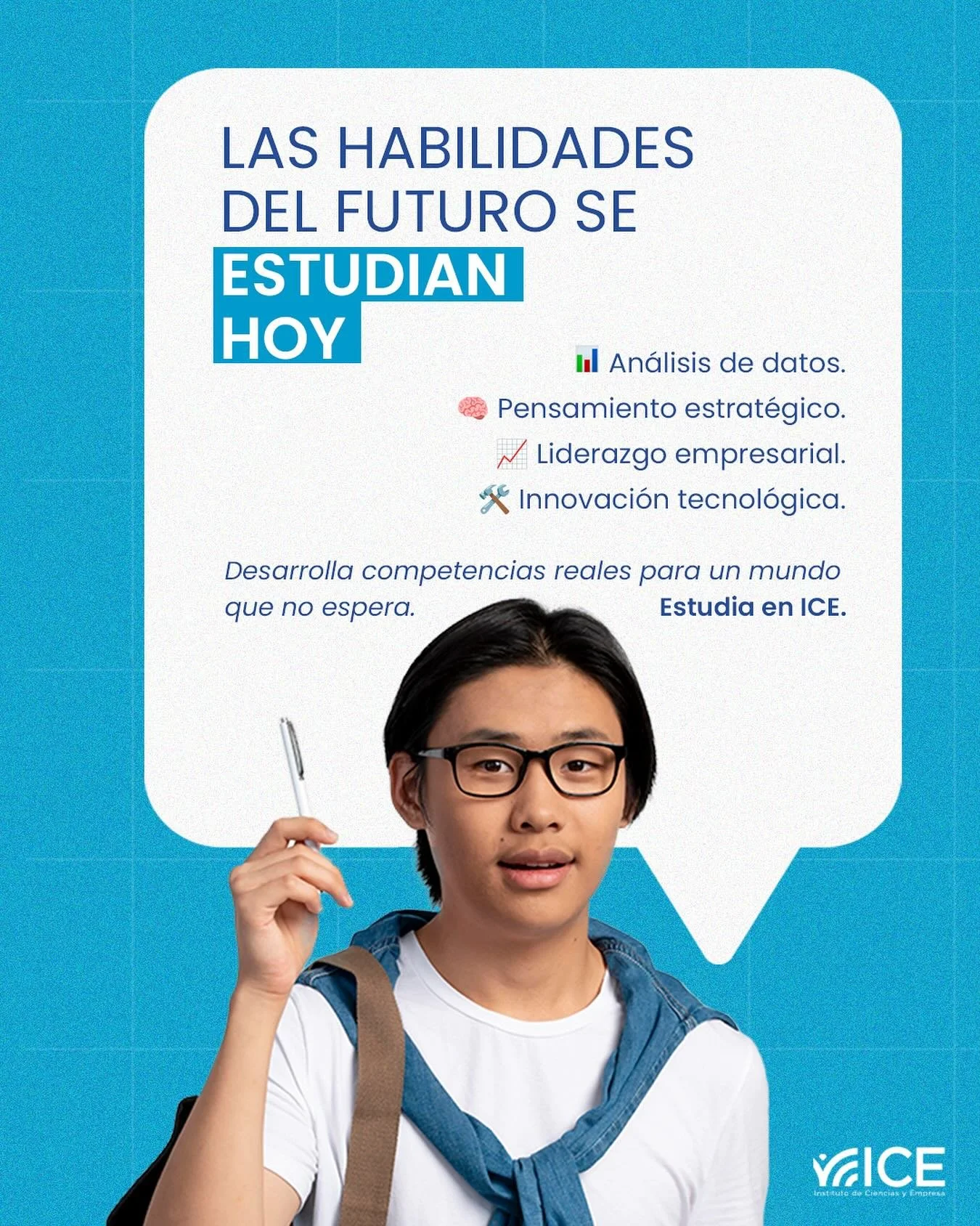 En ICE, formamos l&iacute;deres con prop&oacute;sito, visi&oacute;n y herramientas para generar impacto real.

No se trata solo de egresar.

Se trata de estar preparados para transformar.

&iexcl;Ac&eacute;rcate con nosotros! 

📞https://wa.link/d1z4