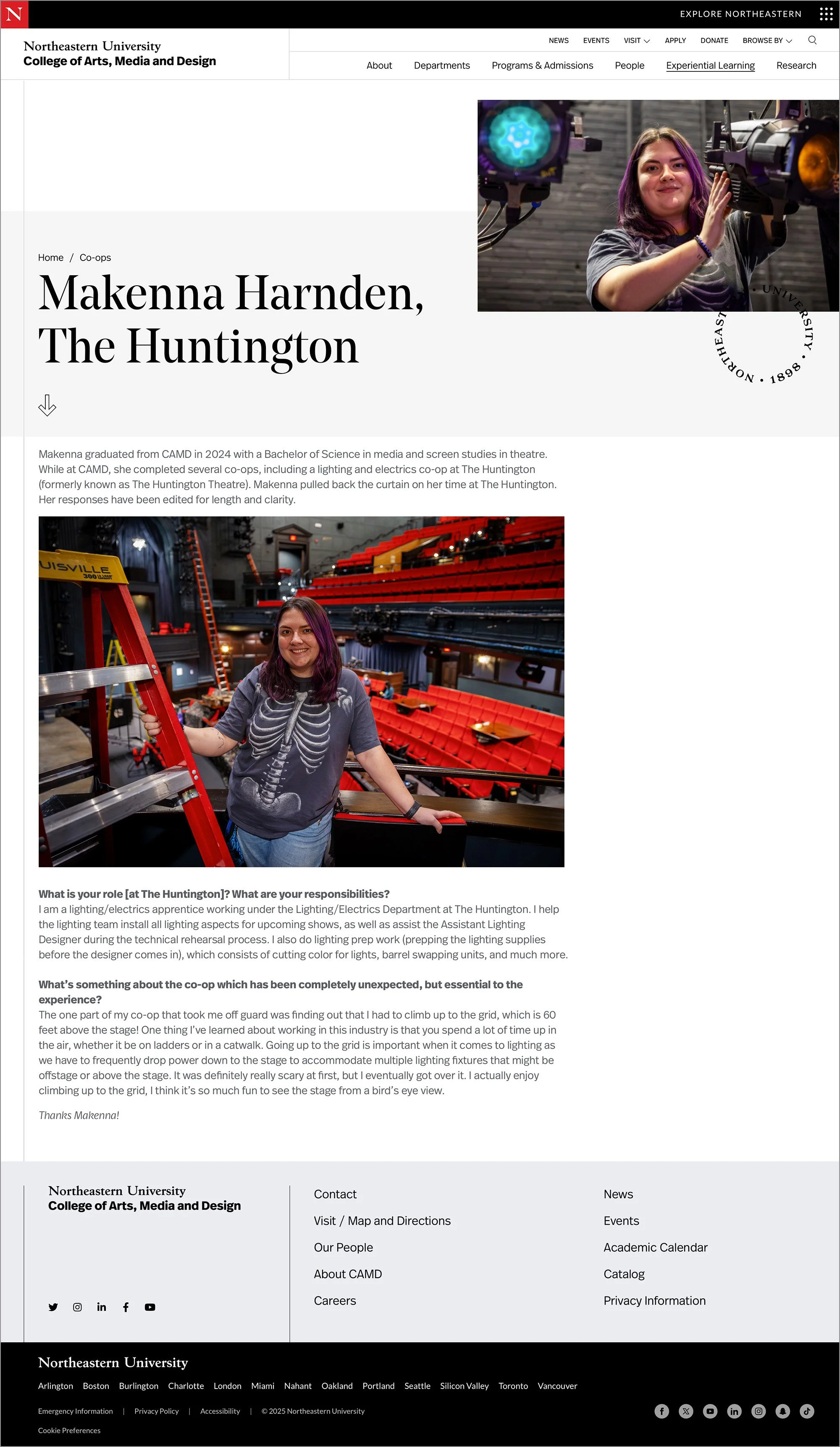 AFTER: co-op website feature story
