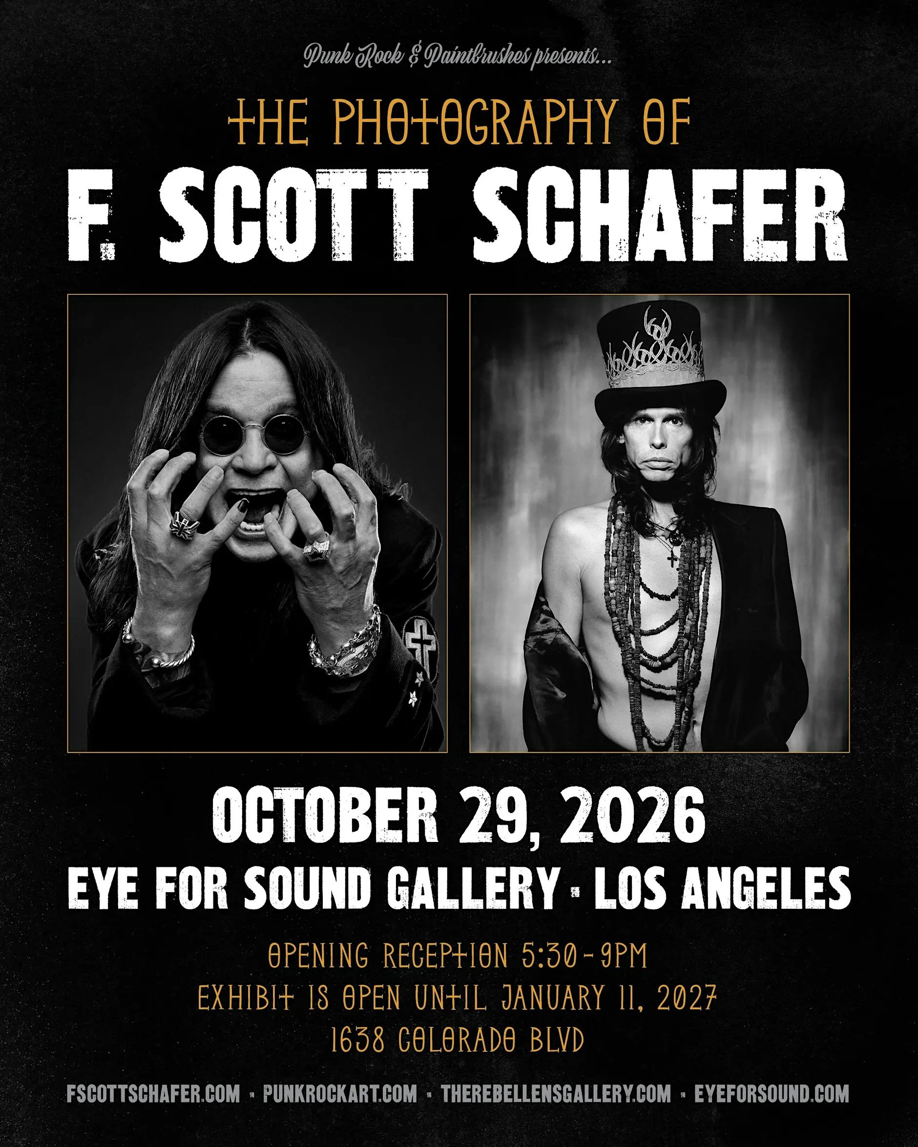 PUNK ROCK & PAINTBRUSHES & EYE FOR SOUND PRESENT: THE PHOTOGRAPHY OF F. SCOTT SCHAFER