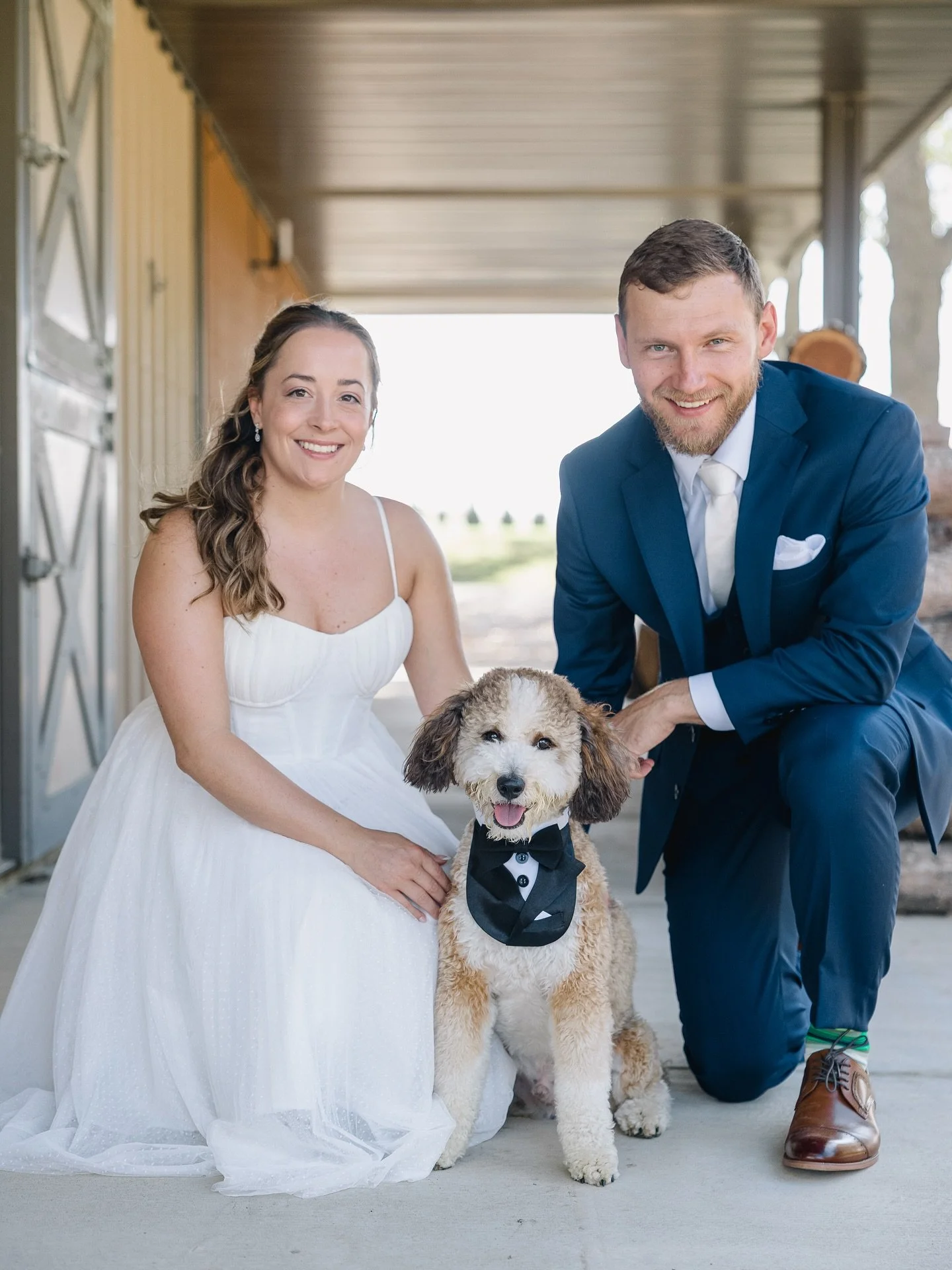Paige and Zach hosted the sweetest garden wedding for their local crew before heading off for their international &ldquo;I do&rdquo; later this month. 
 Paige designed her own chartreuse invitations (my personal fave color!) and topped the day off wi
