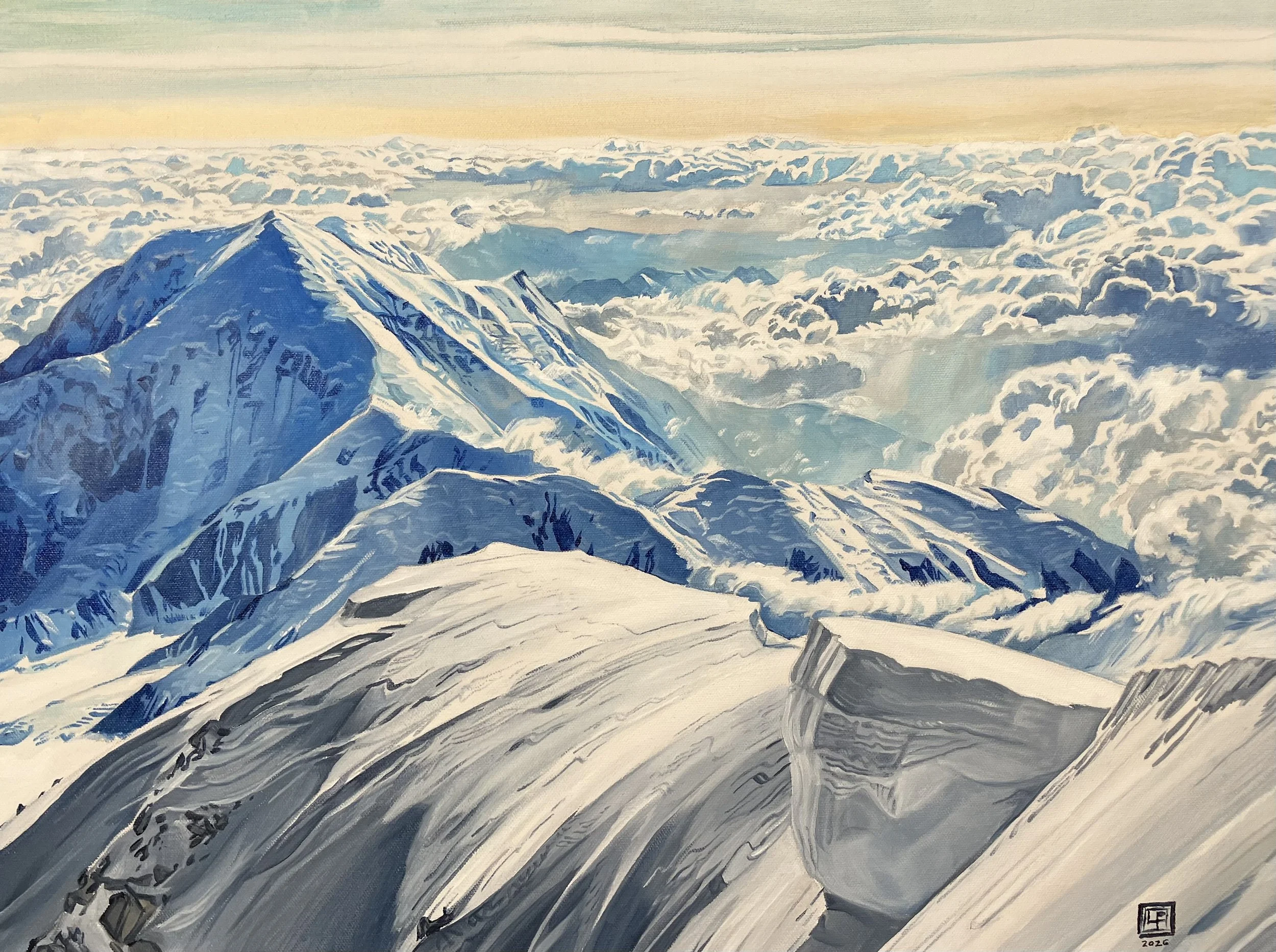 ORIGINAL! "Denali Summit View"