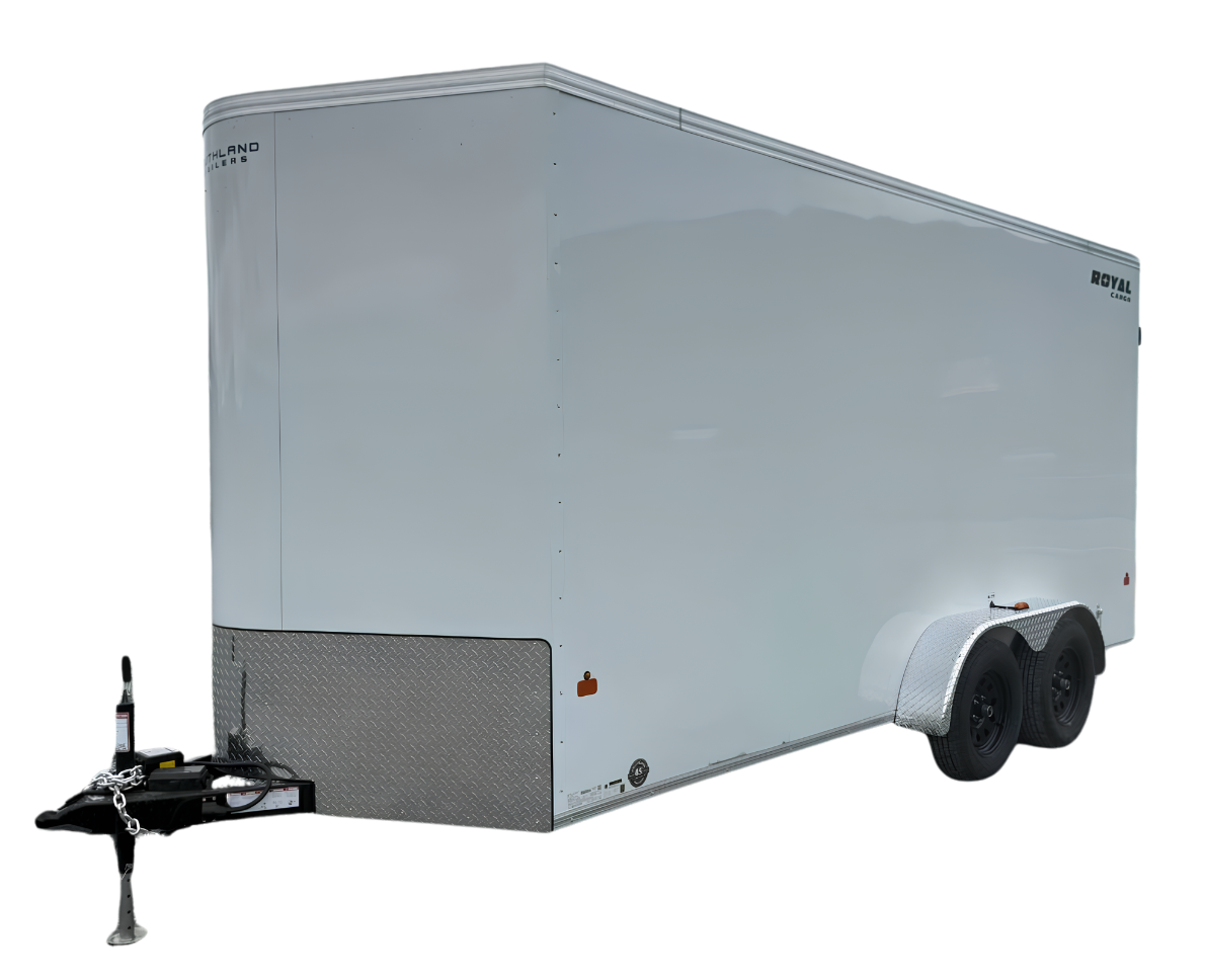 16 ft V-Nosed  Enclosed Trailer (7k)