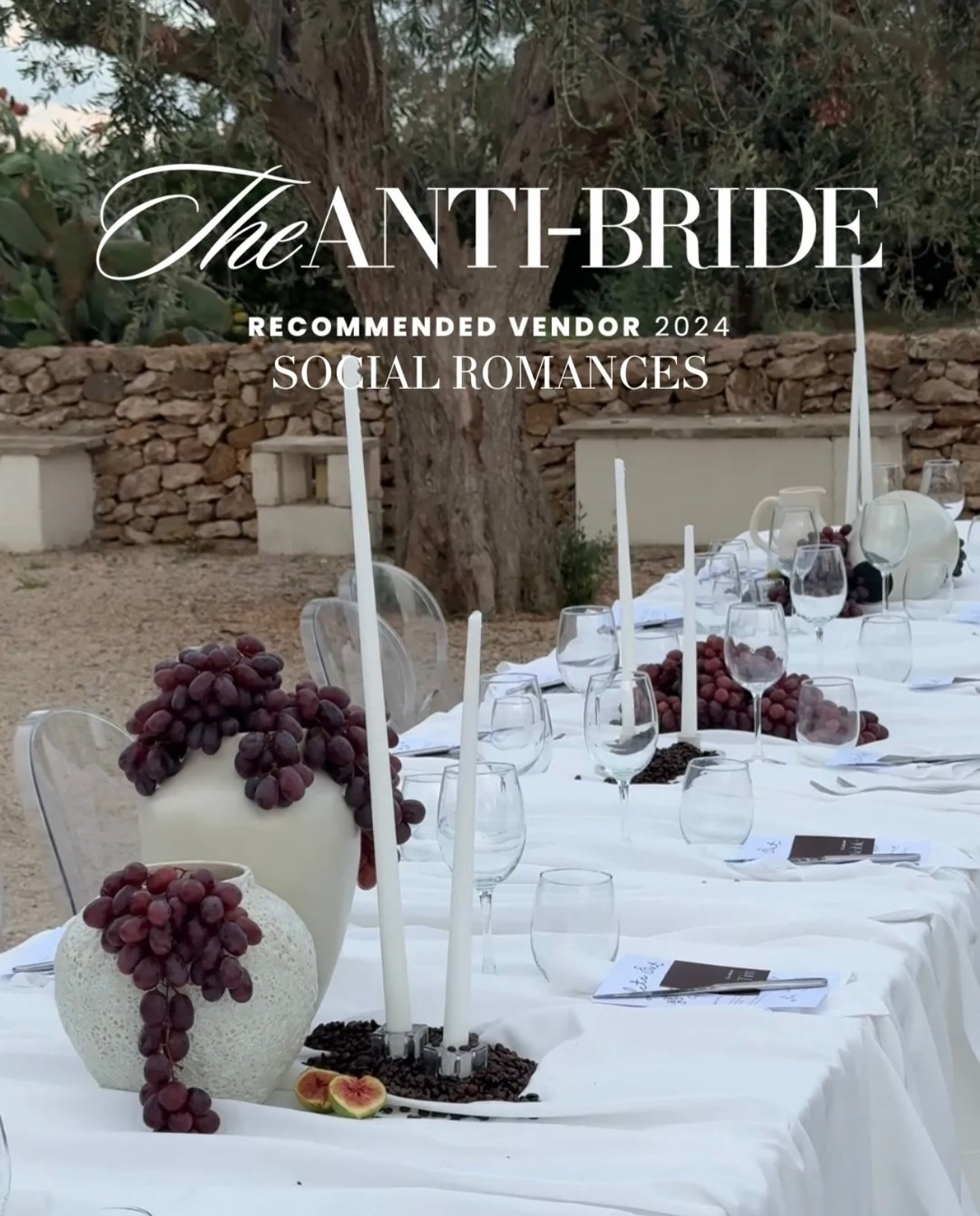 Proud to be featured in The Anti-Bride Recommended Vendor list ❤️&zwj;🔥 

Enquire with us and see our interview in The Anti-Bride directory at the link in bio 💌