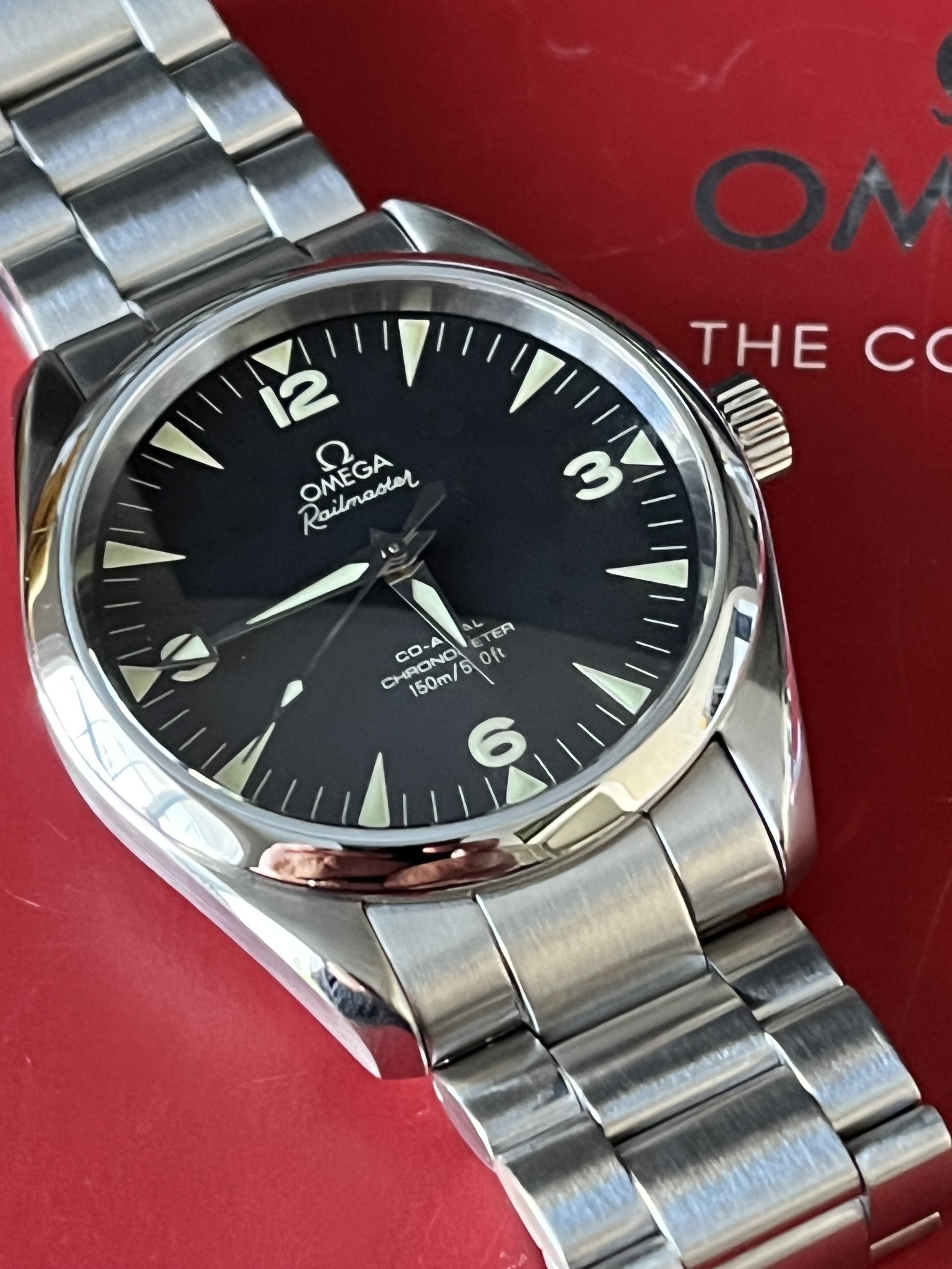 $2950 OMEGA Railmaster 2503.52 – 39mm | Classic - first Railmaster reintroduced by Omega since the original 1957 model