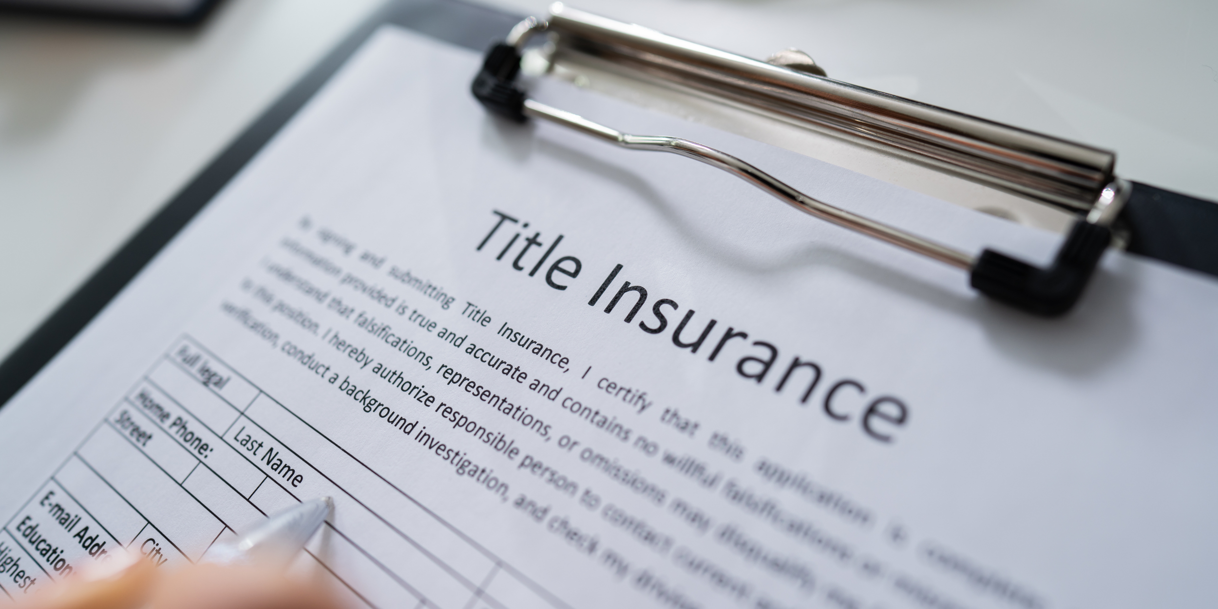 Why Title Insurance Matters When Buying Property