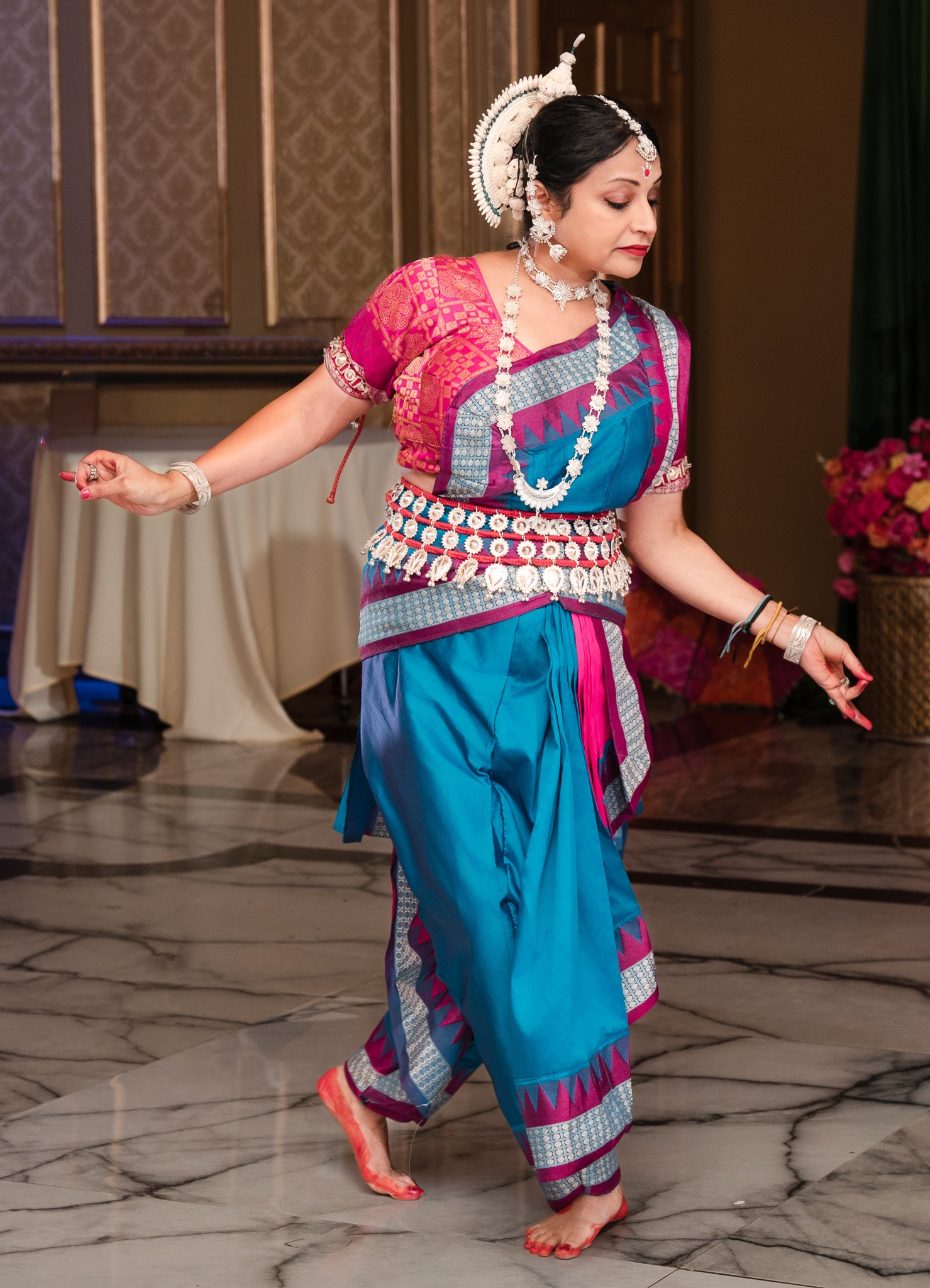 Classical Indian Dance Performance Portrait
