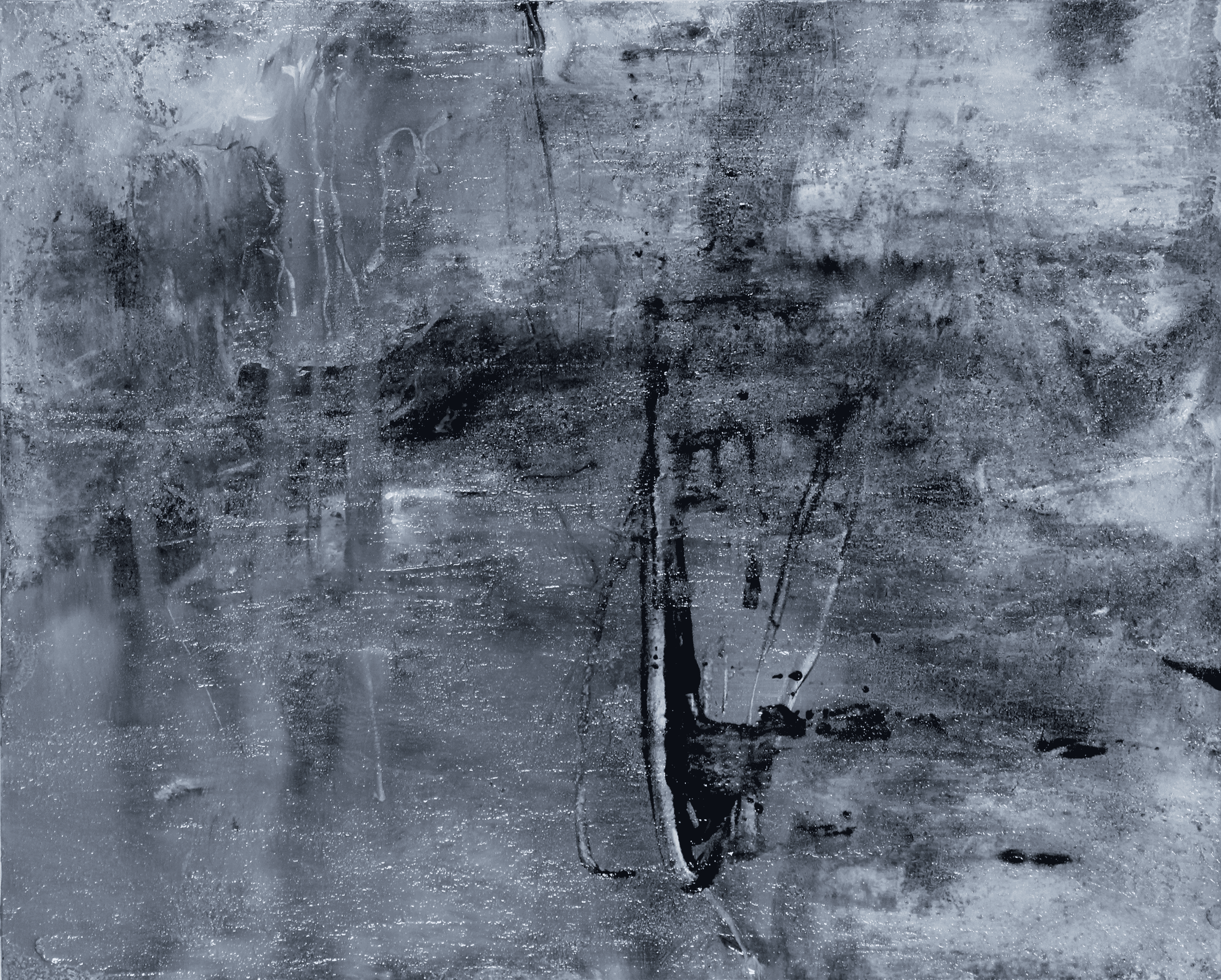 Freeze Field V
Acrylic, oil on panel
8" x 10"