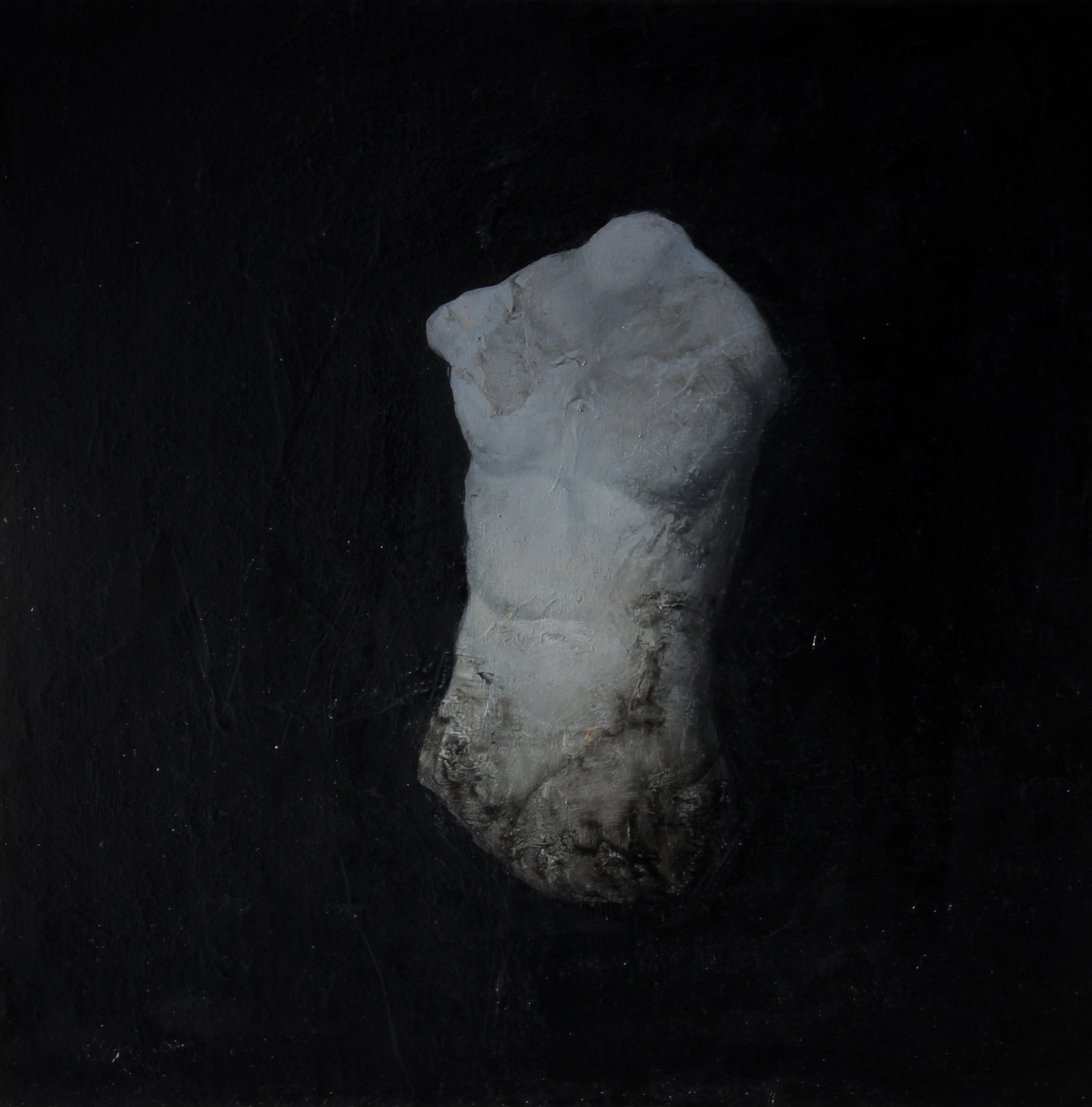 Torso IX ("Thunder")
Oil on panel
18" x 18"
2026