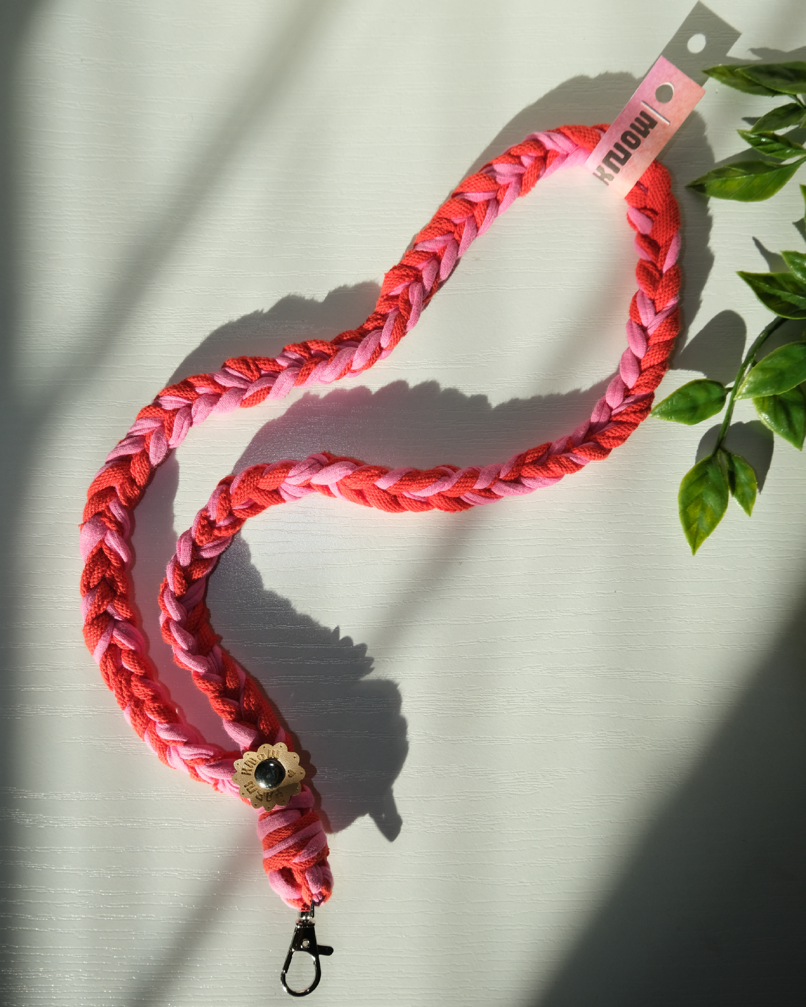 YK Lanyards - Hot Pink & Red_Hero