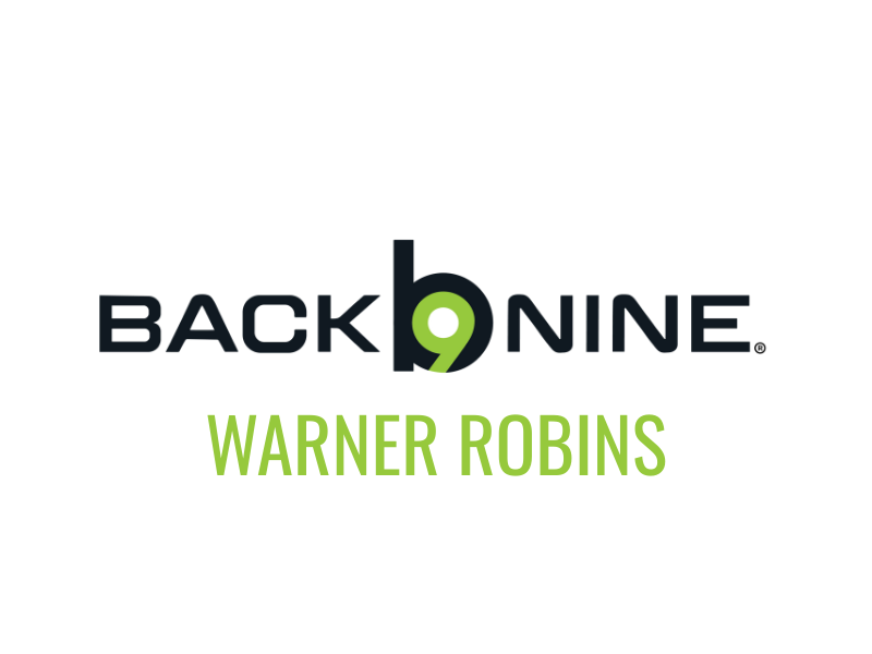 Logo for Back Nine Warner Robins featuring a stylized number nine with a golf-themed design.