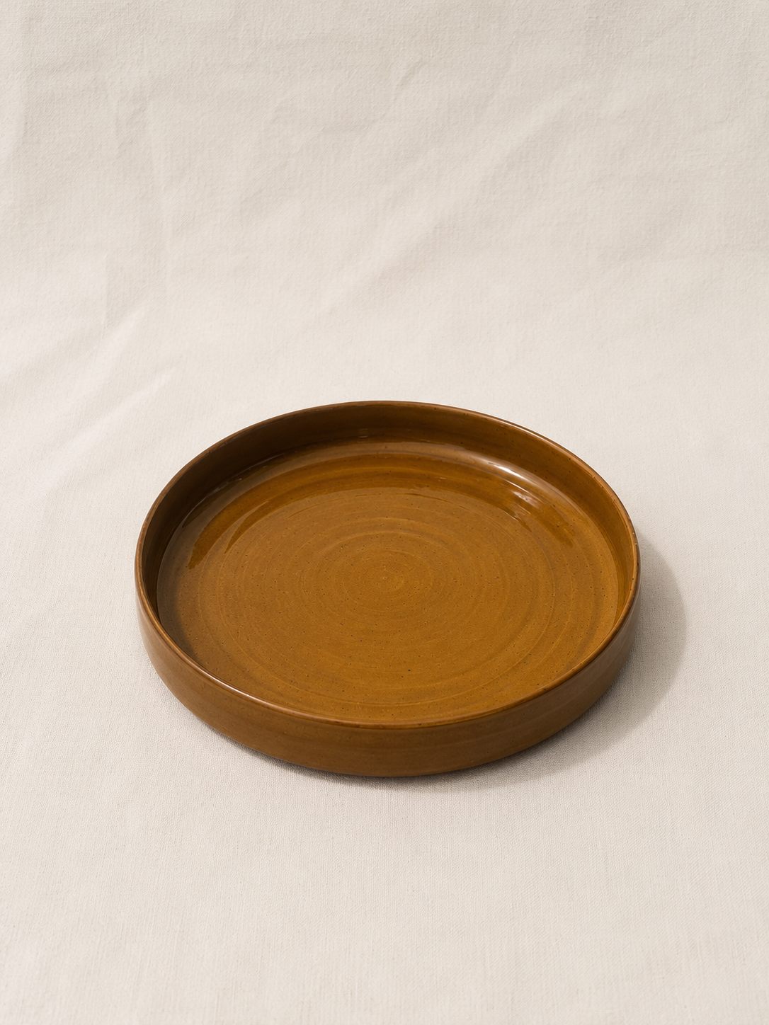 Appetizer Plate in Ochre