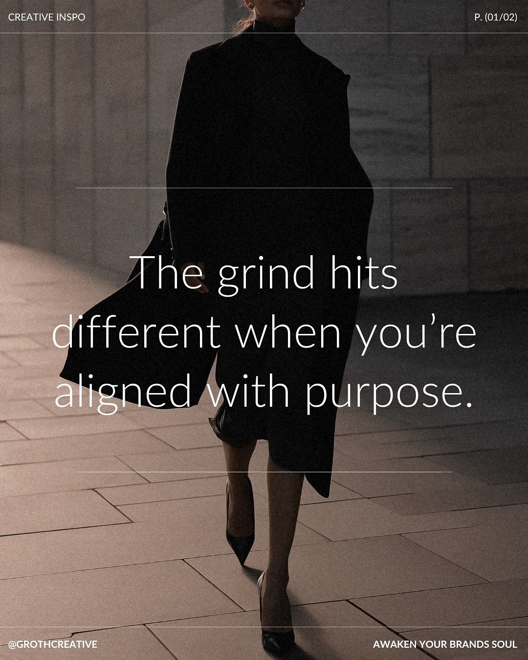 The grind hits different when you&rsquo;re aligned with purpose.
 Write down three things you&rsquo;re thankful for every morning, even the smallest wins.

Maybe it&rsquo;s writing one line of your vision and believing it, or taking a deep breath bef