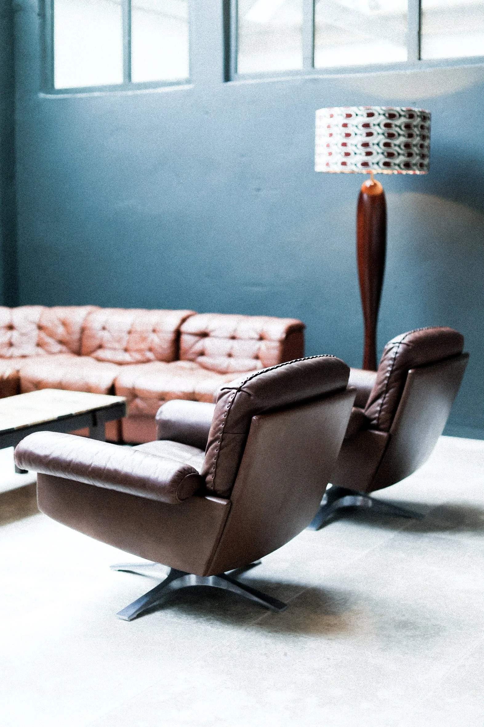 Vintage Club Chairs DS 31 by de Sede in leather, 1975 — Switserland