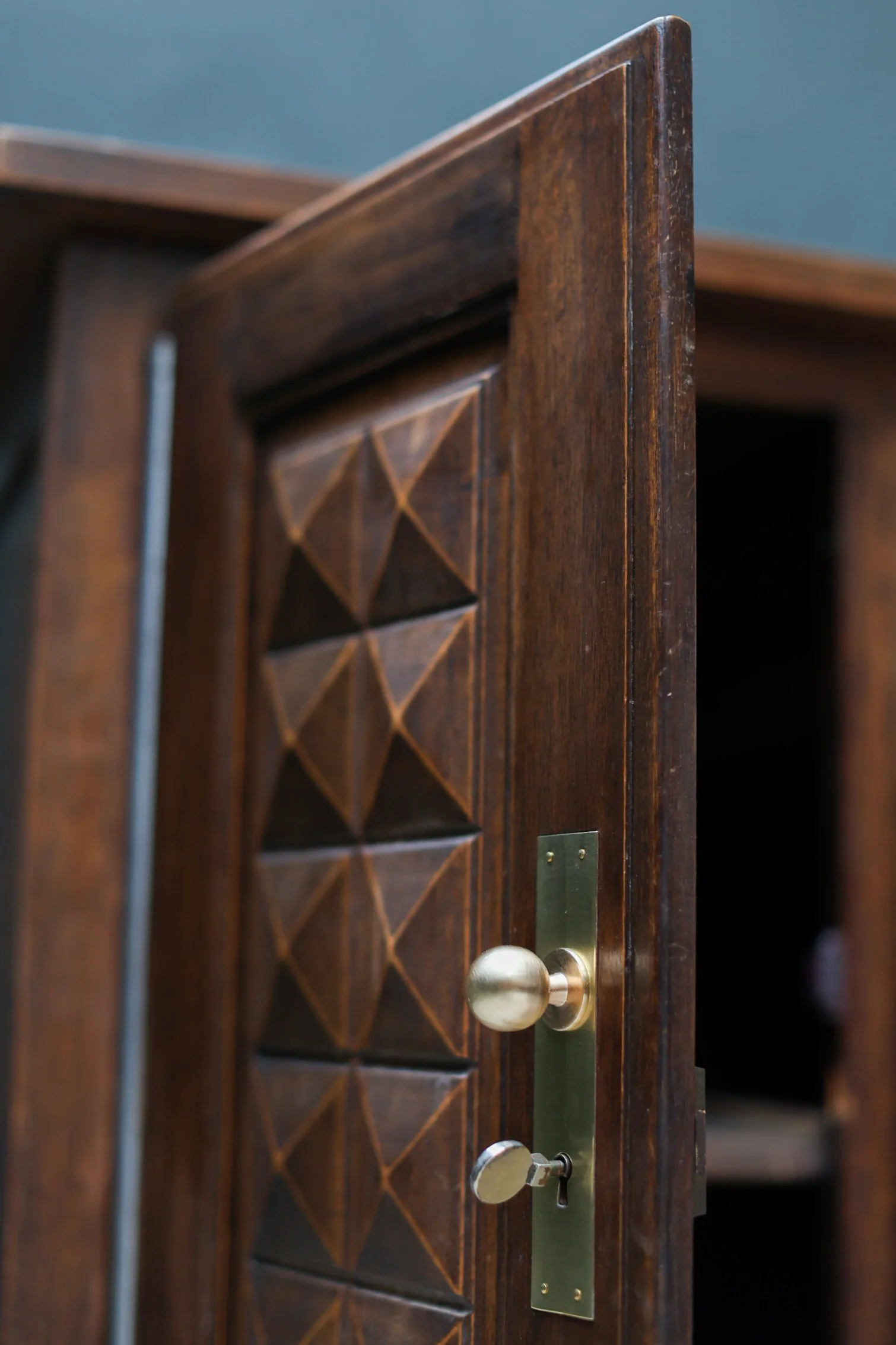 Vintage Charles Dudouyt Oak Credenza - 1950s French Mid-Century Modern Furniture in oak wood, 1950’S — France