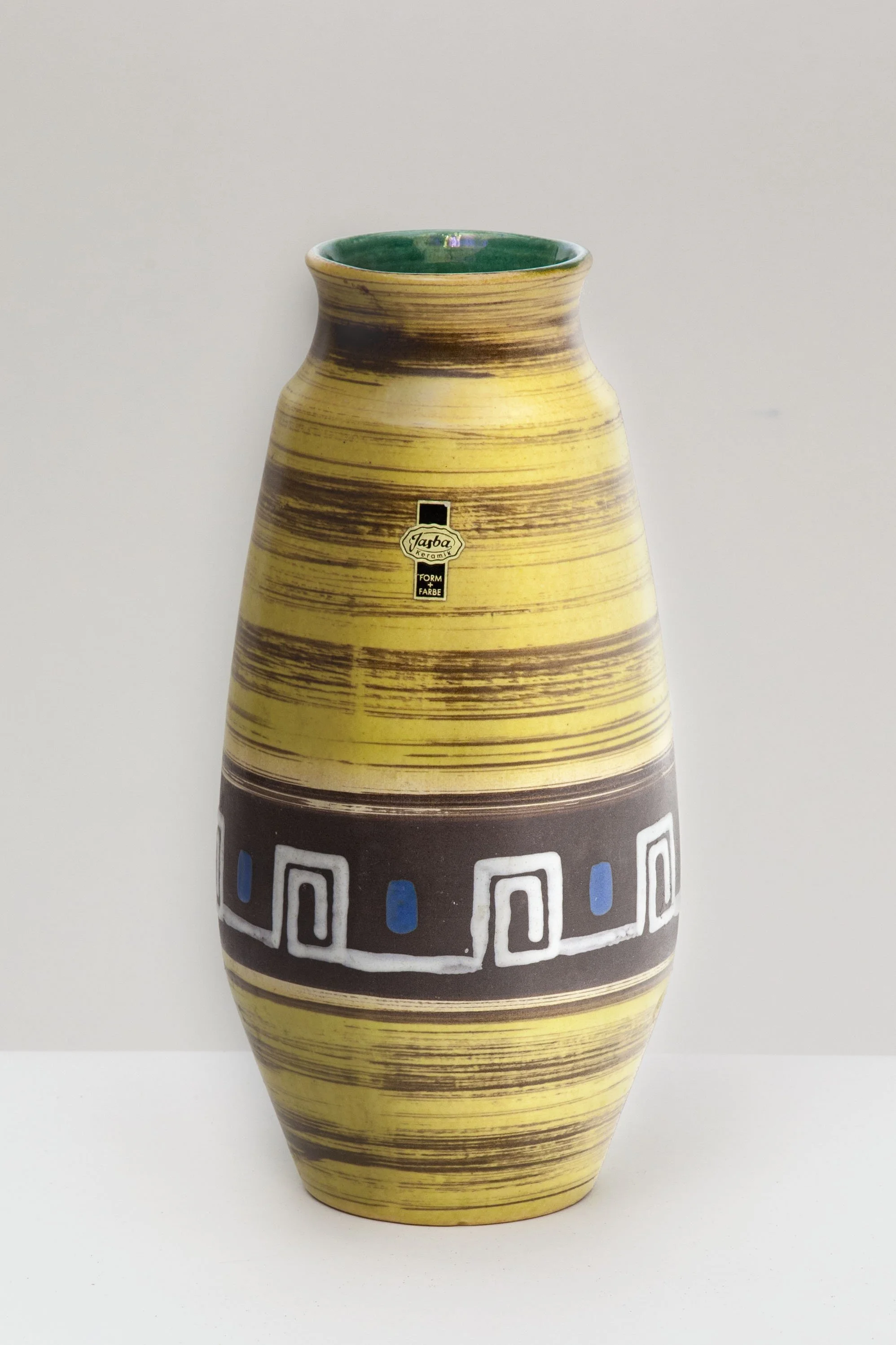 Vintage West Germany Vase in wood height: 26 cm, 1960s — Germany