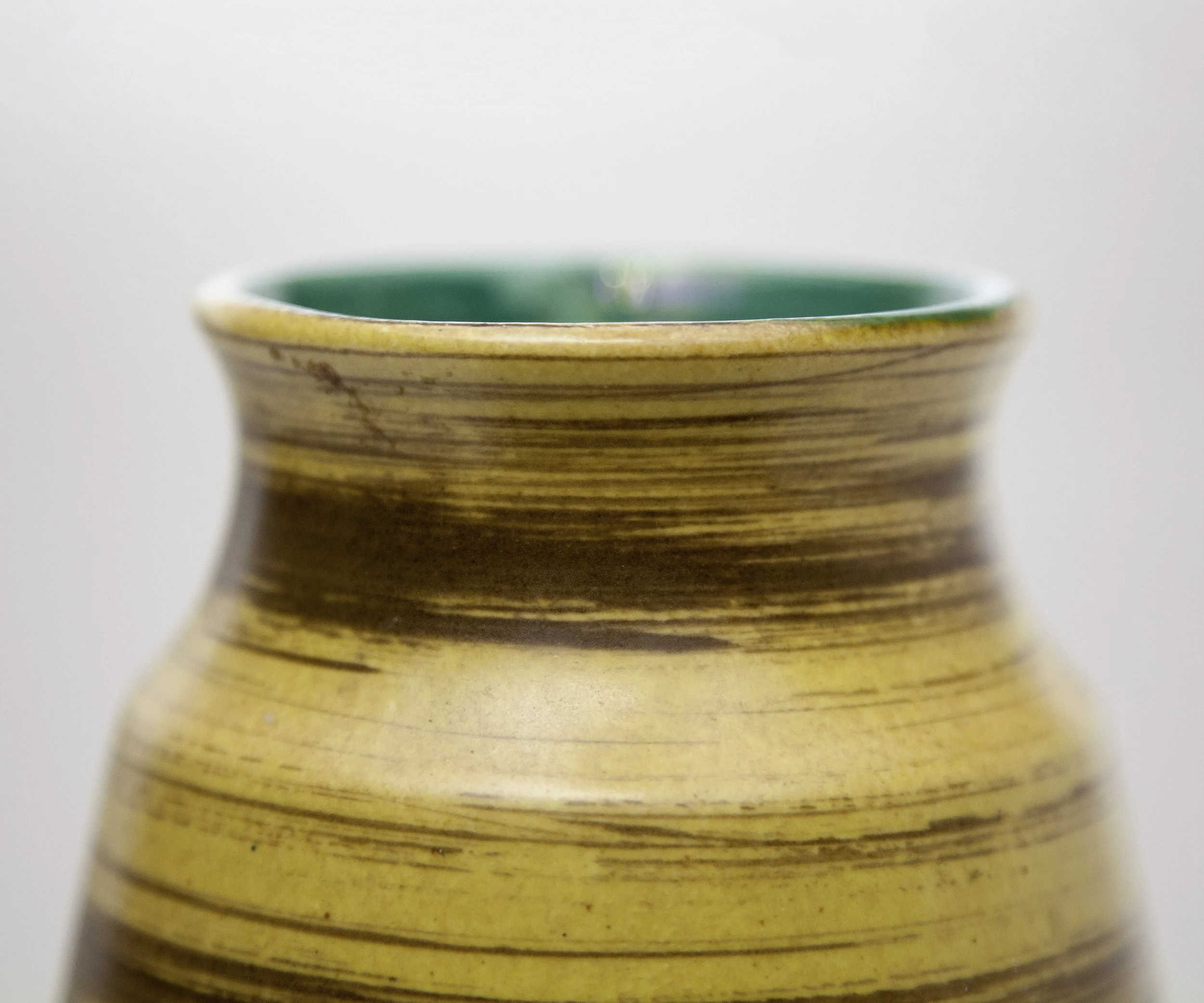Vintage West Germany Vase in wood height: 26 cm, 1960s — Germany