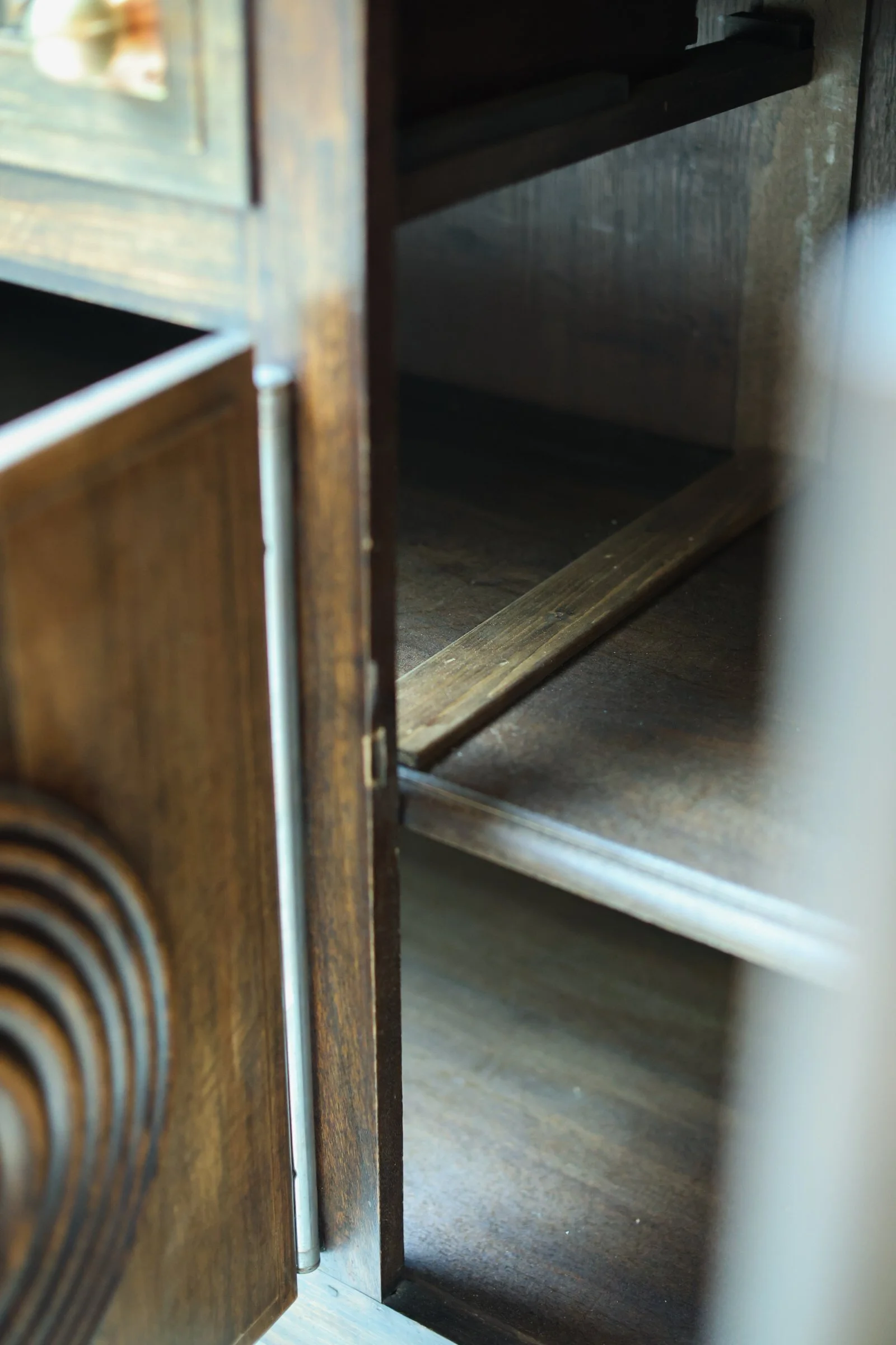 Vintage Charles Dudouyt Oak Credenza - 1950s French Mid-Century Modern Furniture in oak wood, 1950’S — France