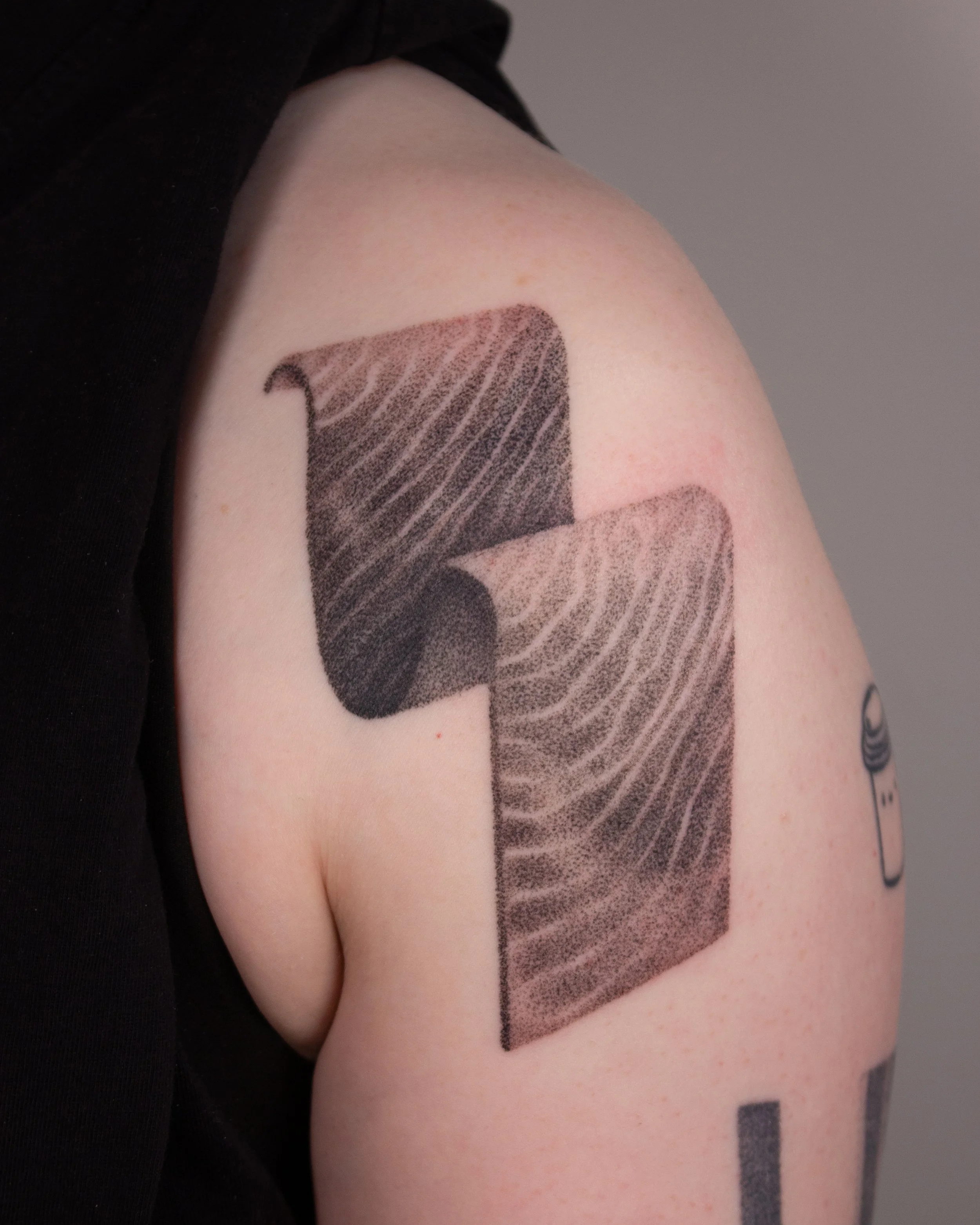 Done in 2 sessions. Partly fresh, partly healed.