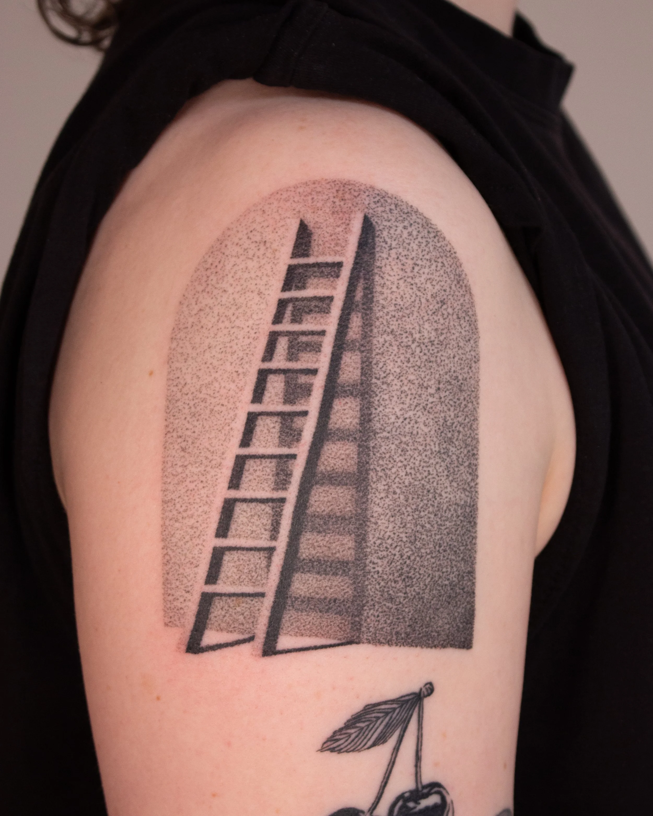 Done in 2 sessions. Partly fresh, partly healed.